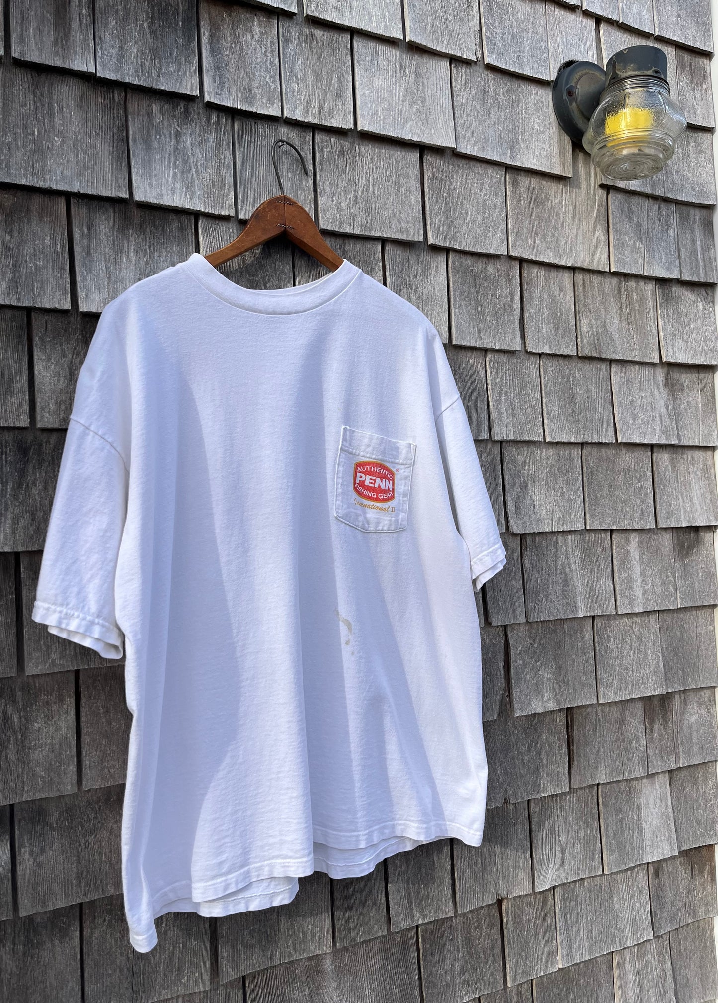 90s Penn Reels International II Offshore Challenge Pocket T-Shirt (XL)