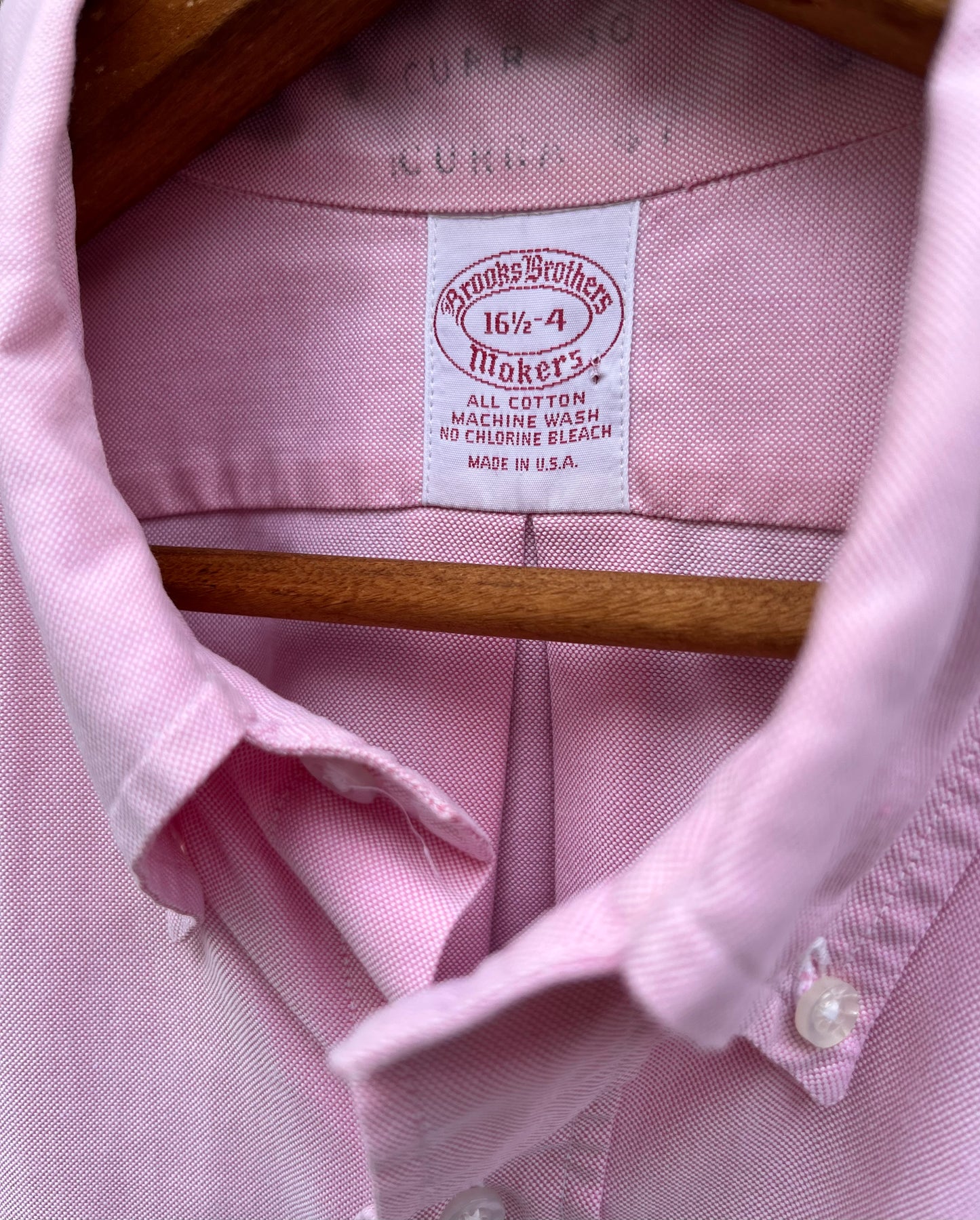 90s Brooks Brothers Makers Oxford Cloth Button Down Shirt (16.5-4)