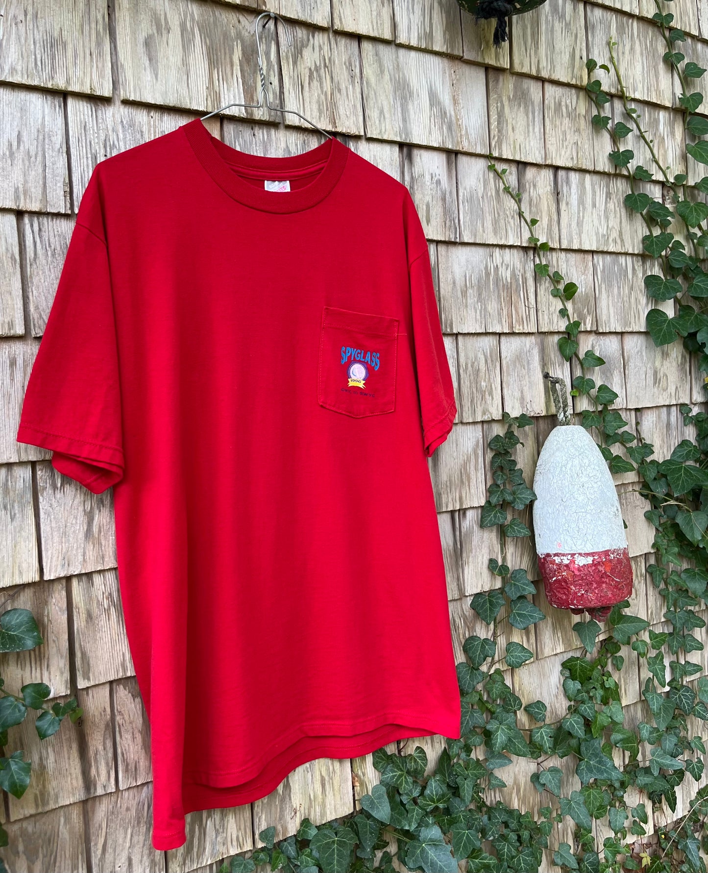 90s Spyglass Sailing Race California Pocket T-Shirt (L)
