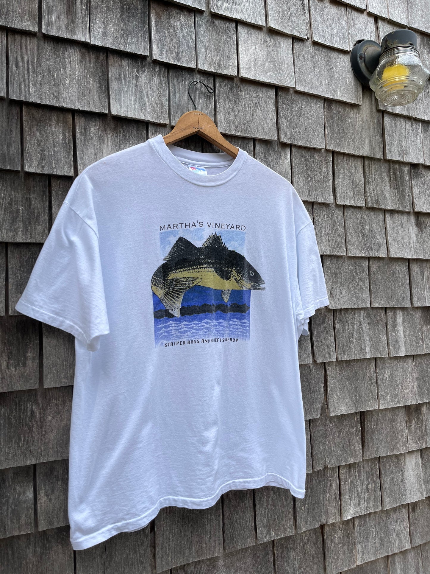 90s Martha’s Vineyard Striped Bass & Bluefish Fishing Derby (L/XL)