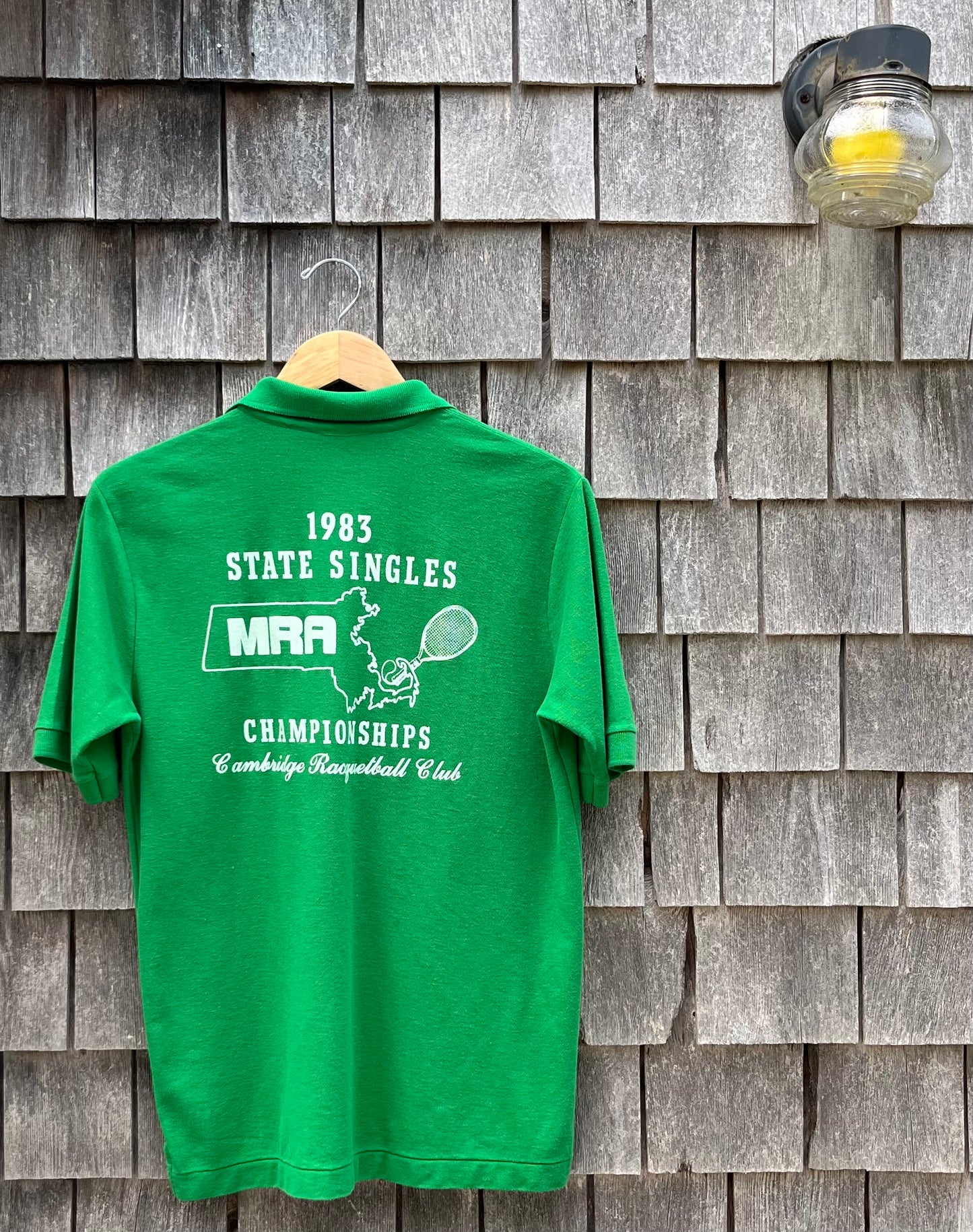 80s Massachusetts Racquetball Association Championships Polo Shirt (M/L)