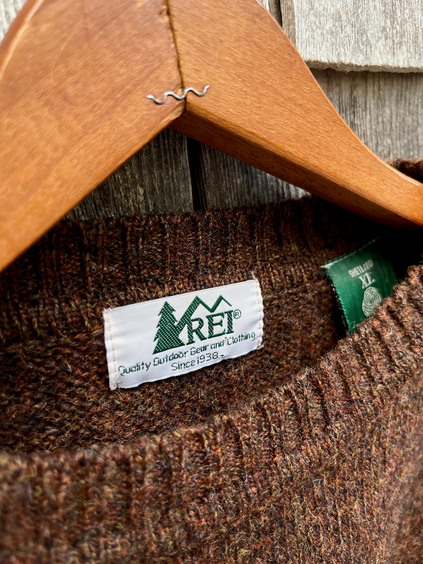 90s REI Shetland Wool Sweater (XL/XXL)