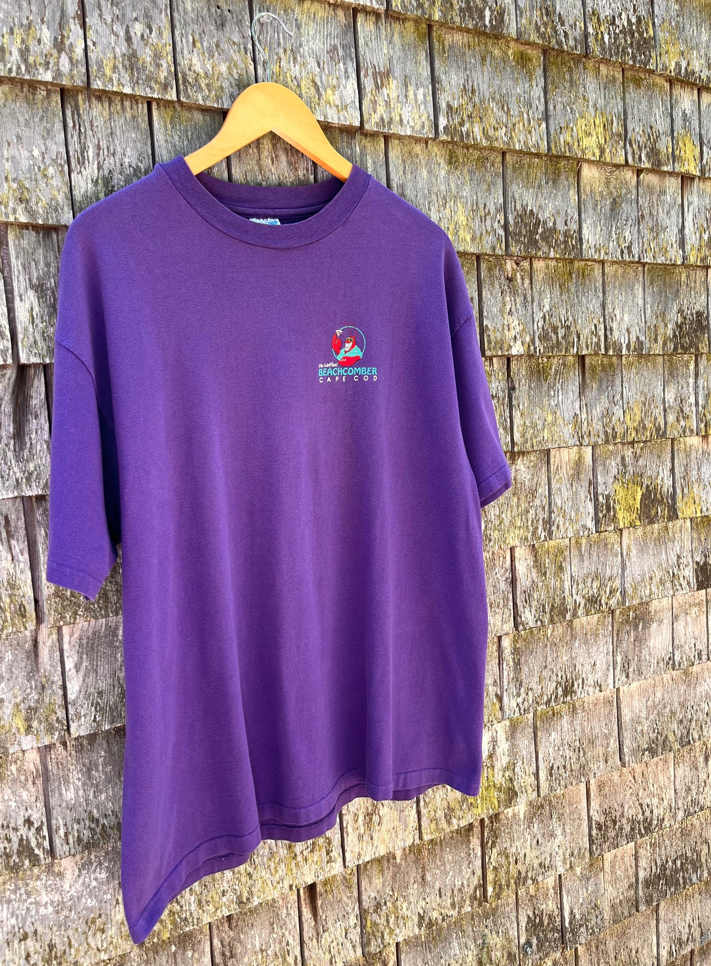 90s Wellfleet Beachcomber Lobster Logo T-Shirt (XL)