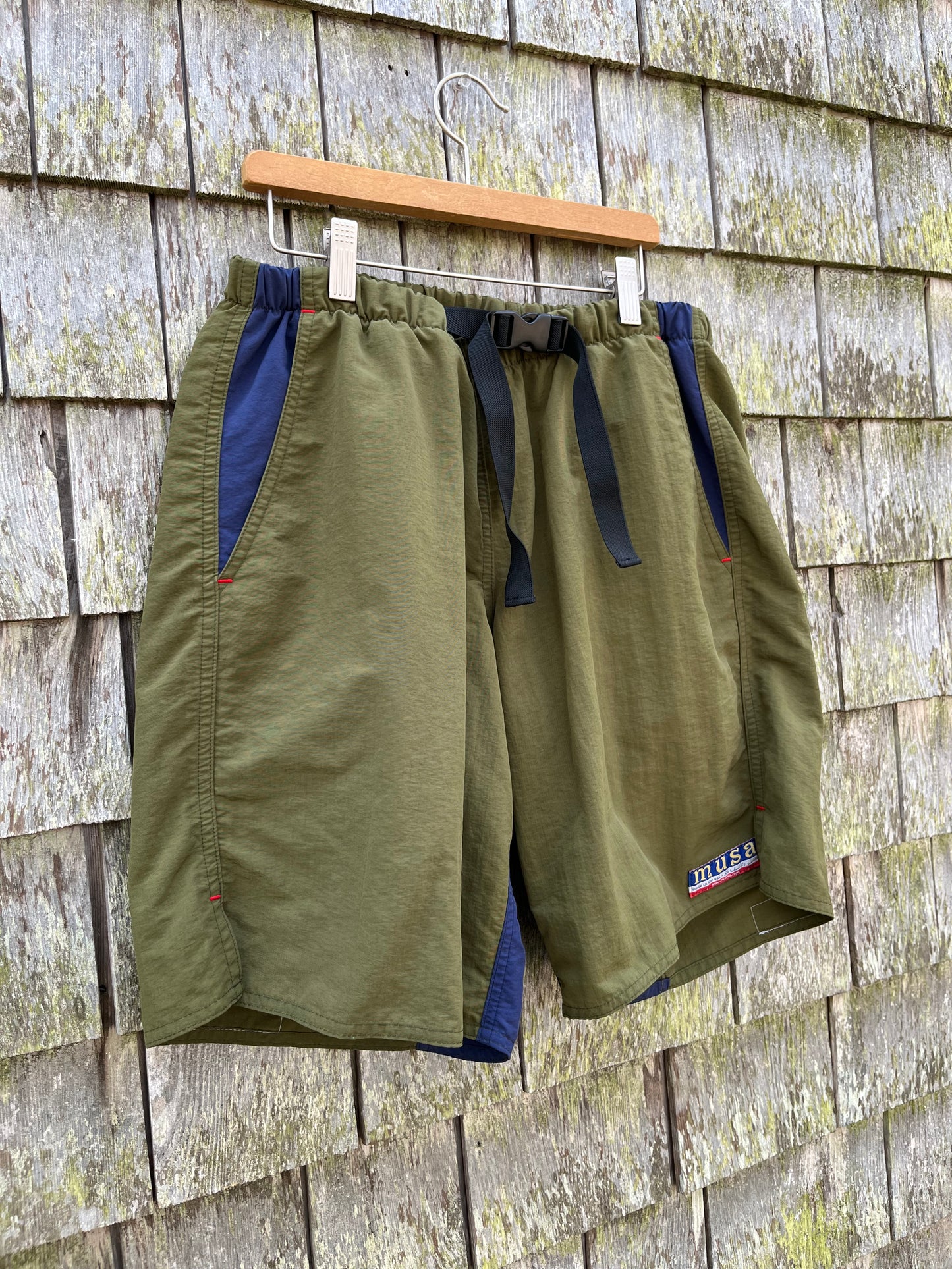 ~00s Rivendell Bicycle Works MUSA Nylon Strap Waist Shorts (L)
