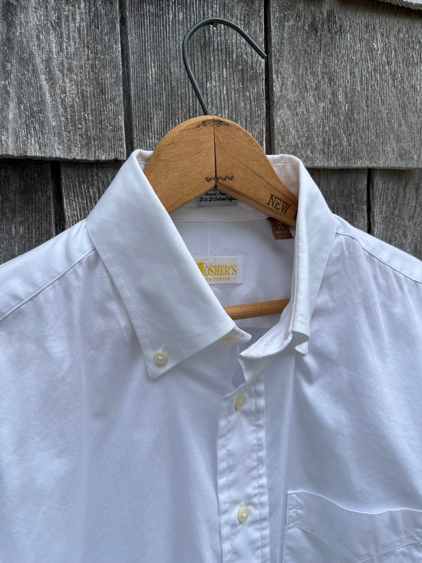 90s Gitman Bros. for Moshers Pinpoint Oxford Cloth Button Down Shirt (16-3)