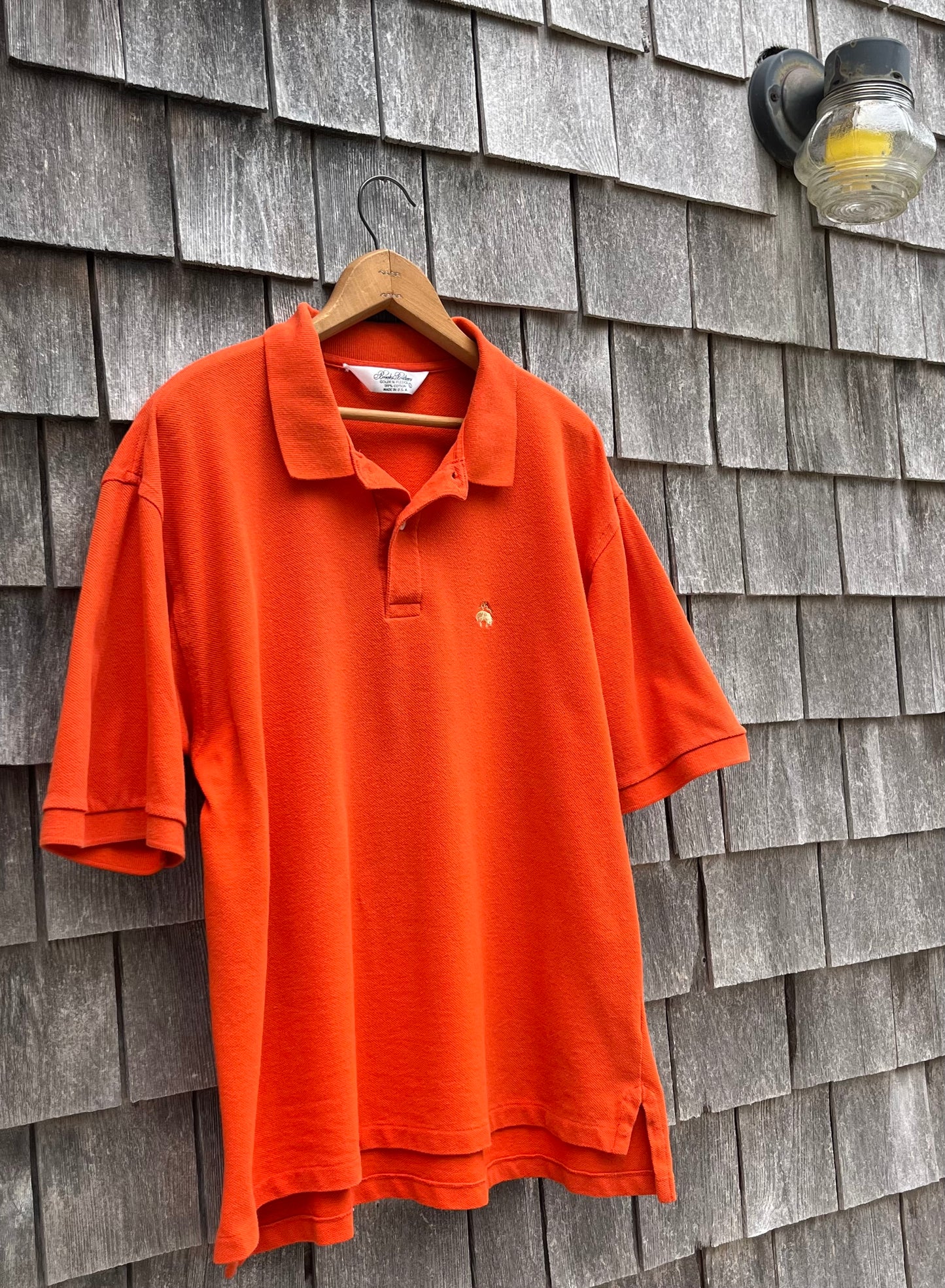90s Brooks Brothers Golden Fleece Short Sleeve Polo Shirt (L)