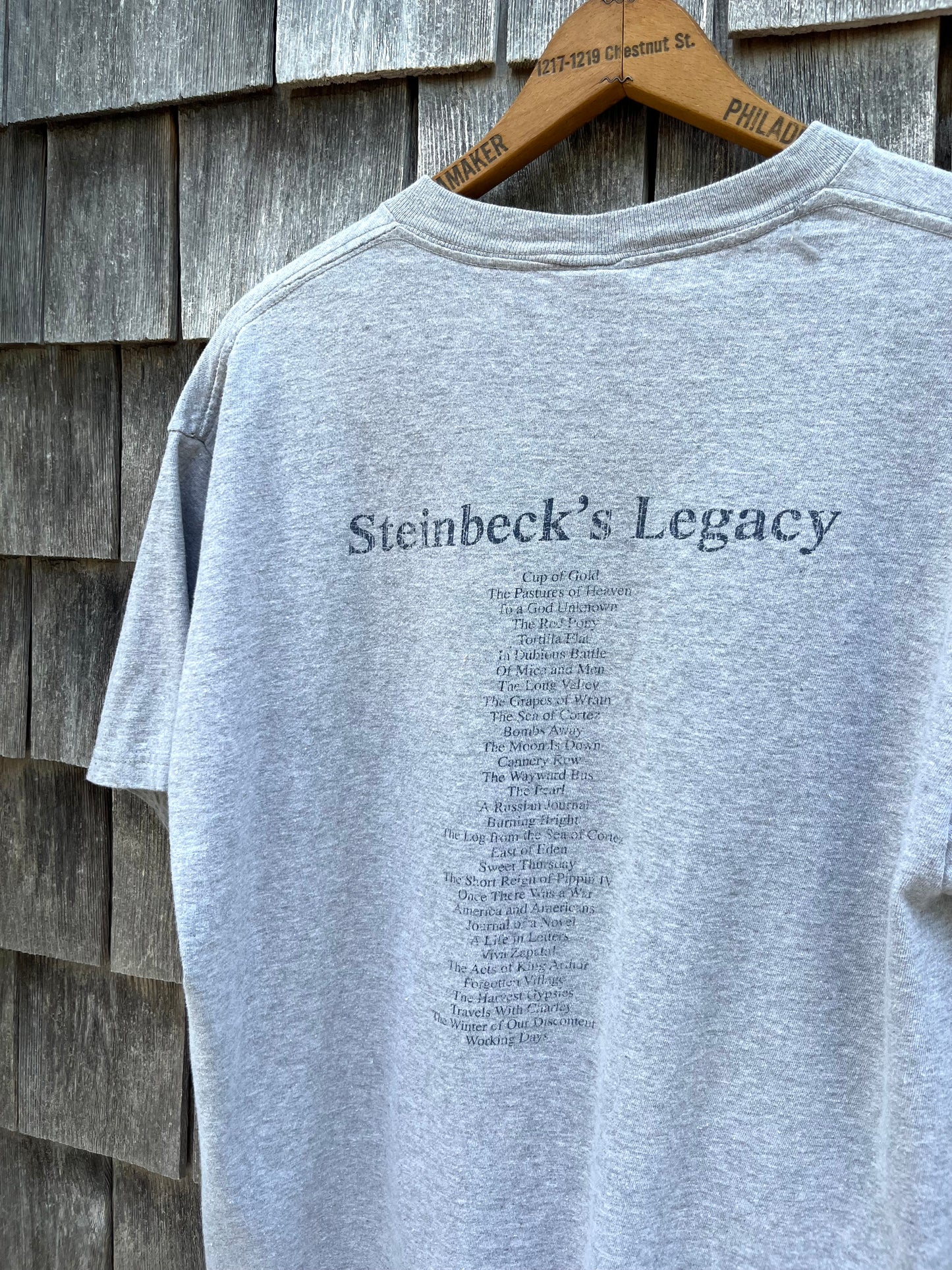 90s John Steinbeck ‘Never Enough Books’ T-Shirt (L)