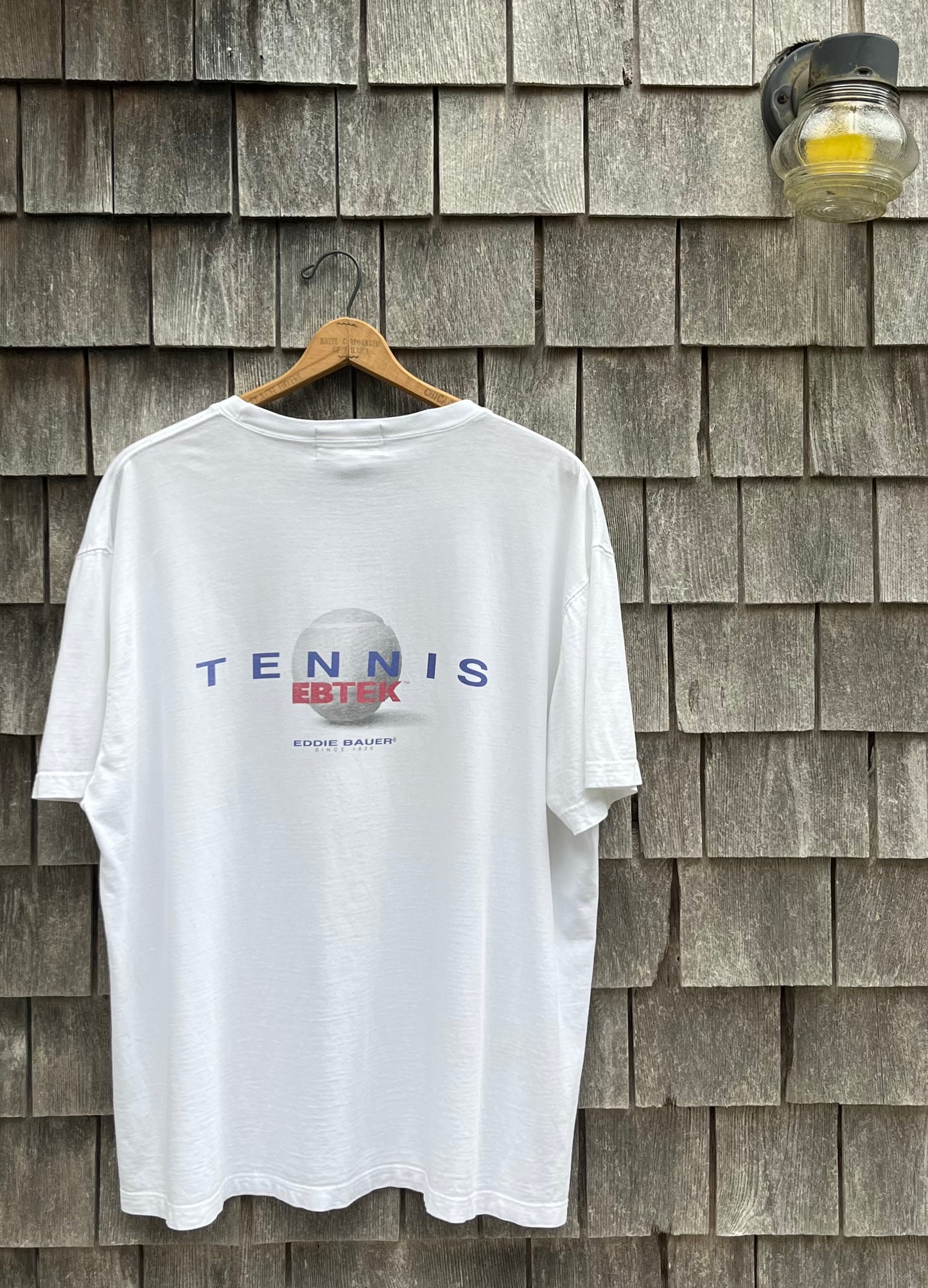 90s Eddie Bauer EBTEK Tennis T-Shirt (XXL)