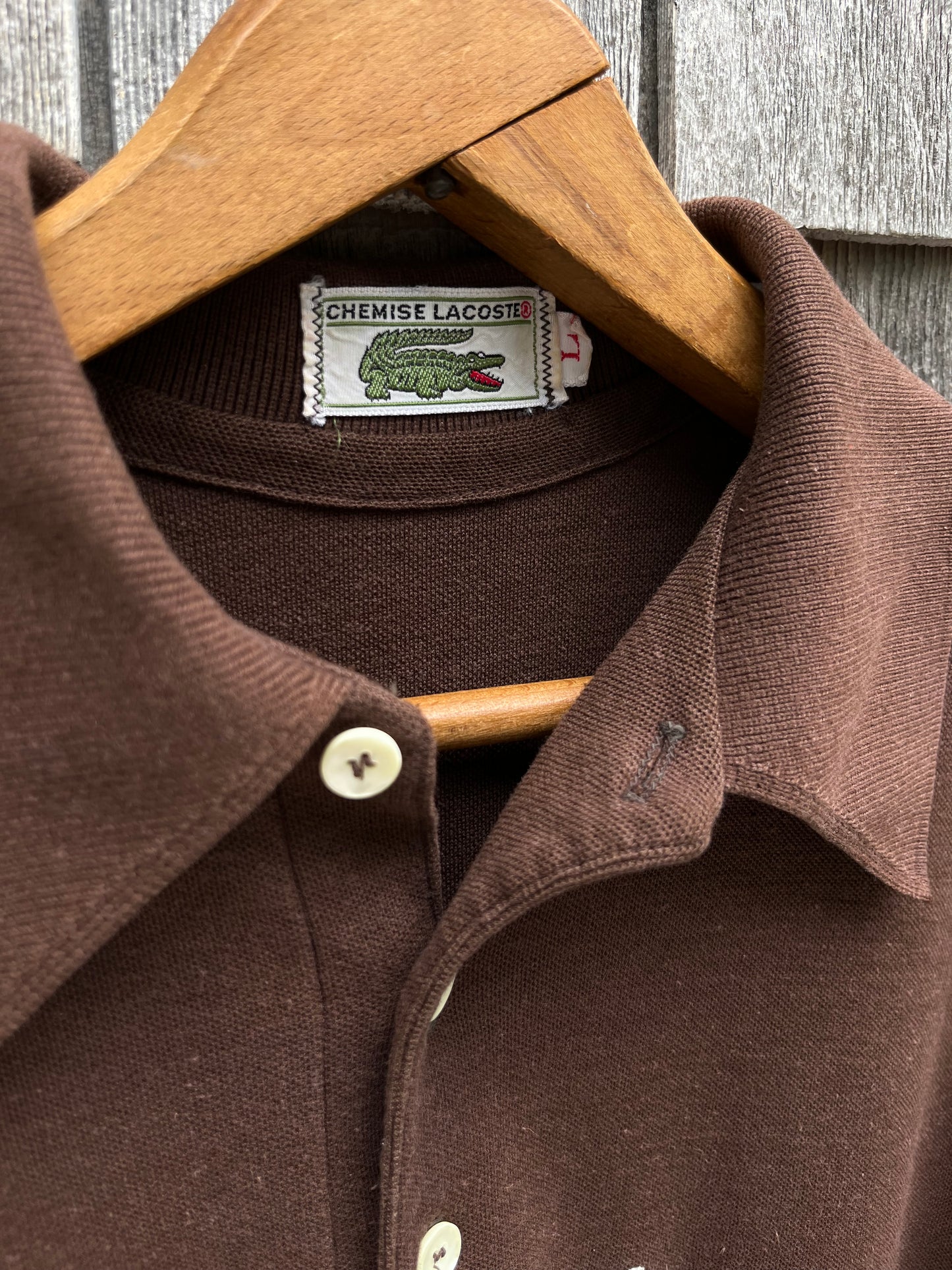 70s Lacoste Chemise Polo Shirt (M)