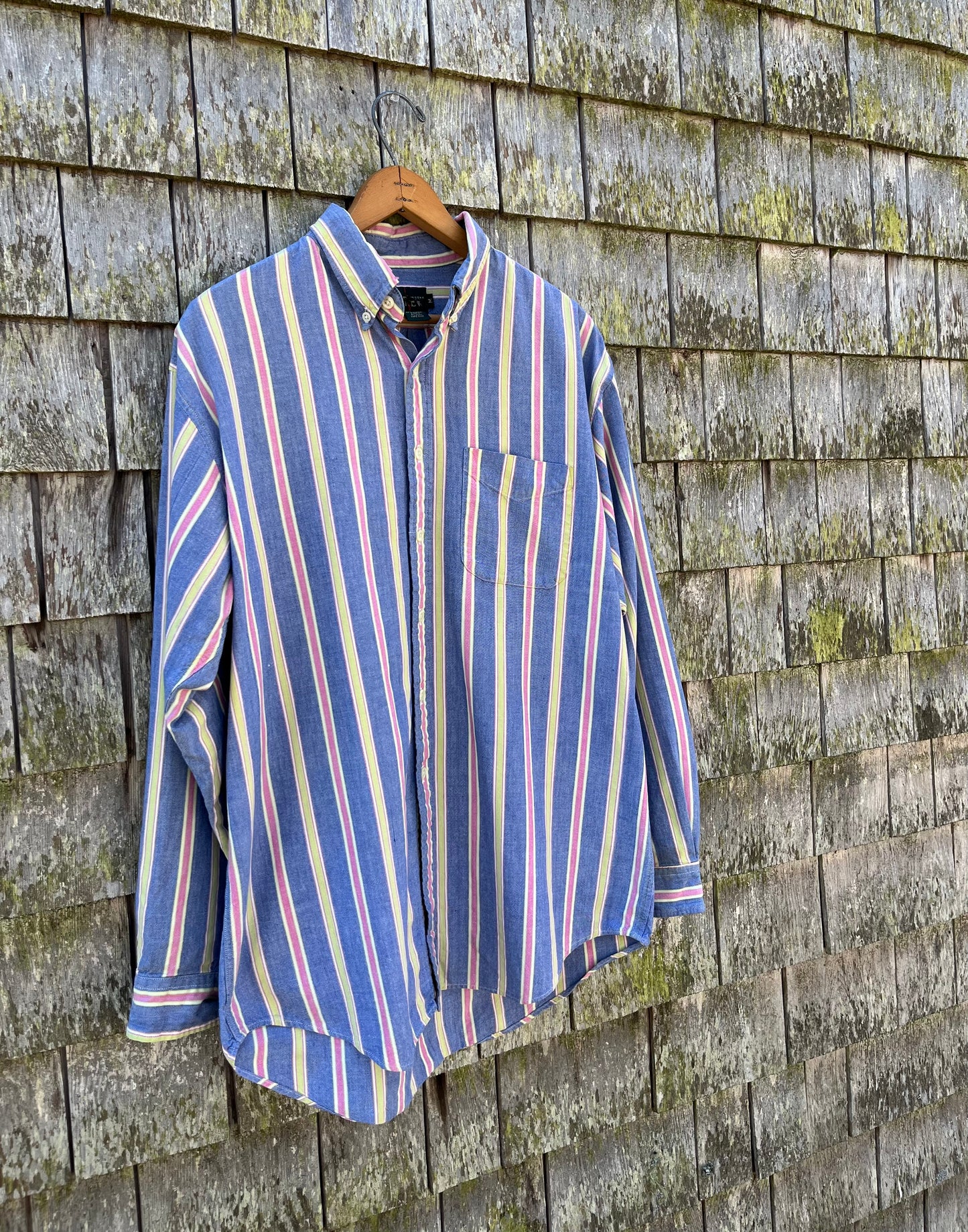 90s J.Crew Oxford Cloth Button Down Shirt (L)