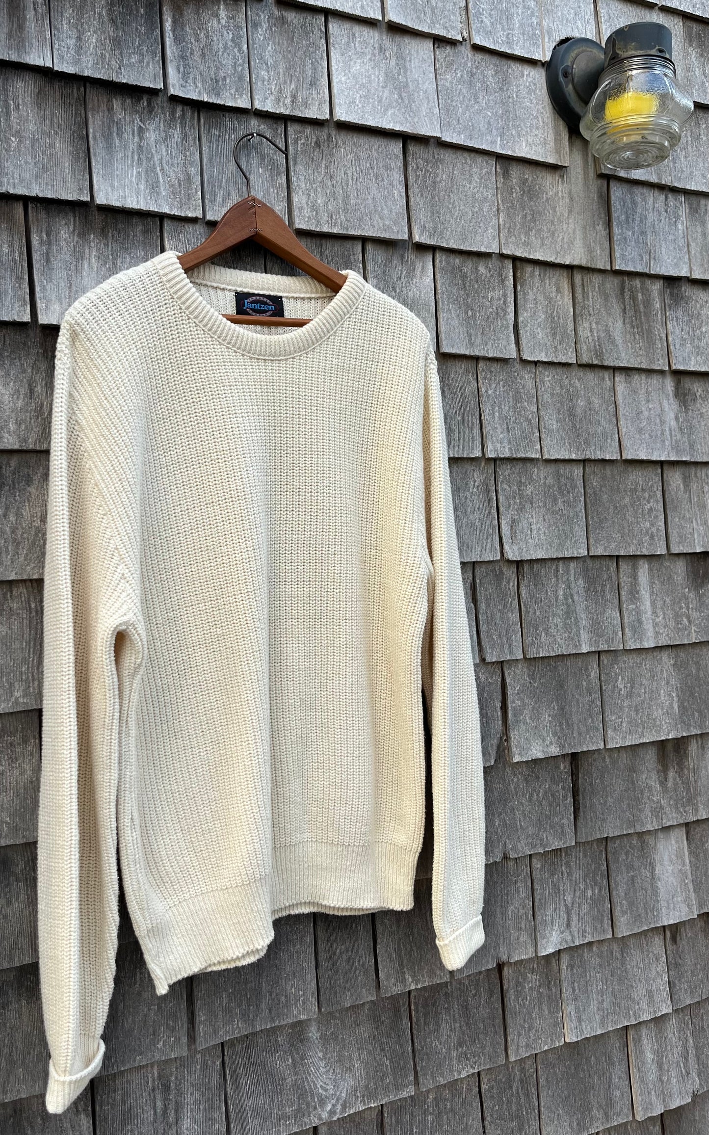 90s Jantzen Cotton Shaker Knit Sweater (L)