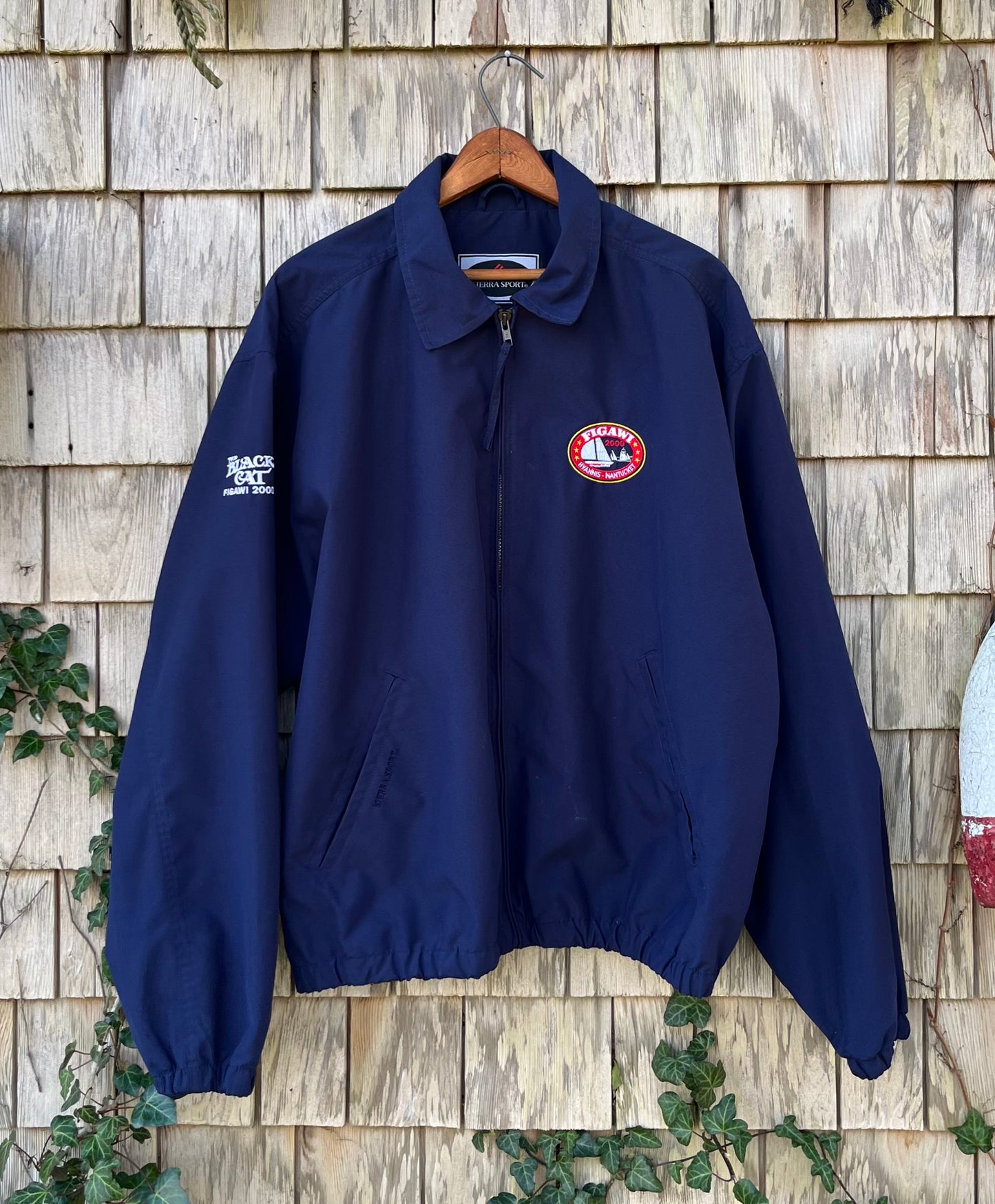 00s Hyannis to Nantucket Figawi Zip Front Lightweight Jacket (XL)
