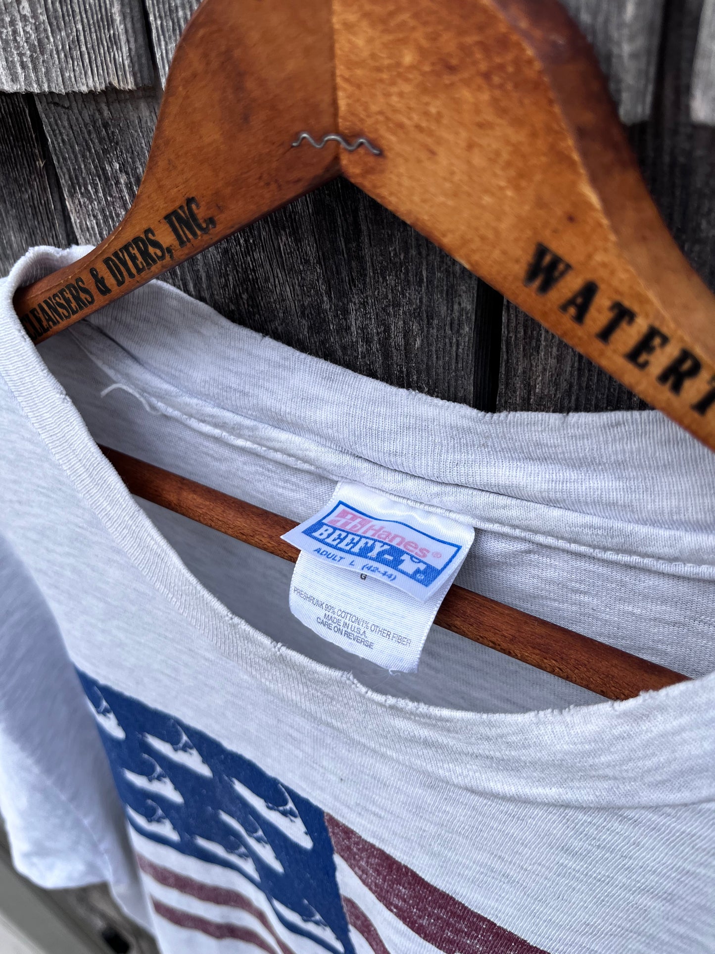 90s Nantucket Flag T-Shirt (L)