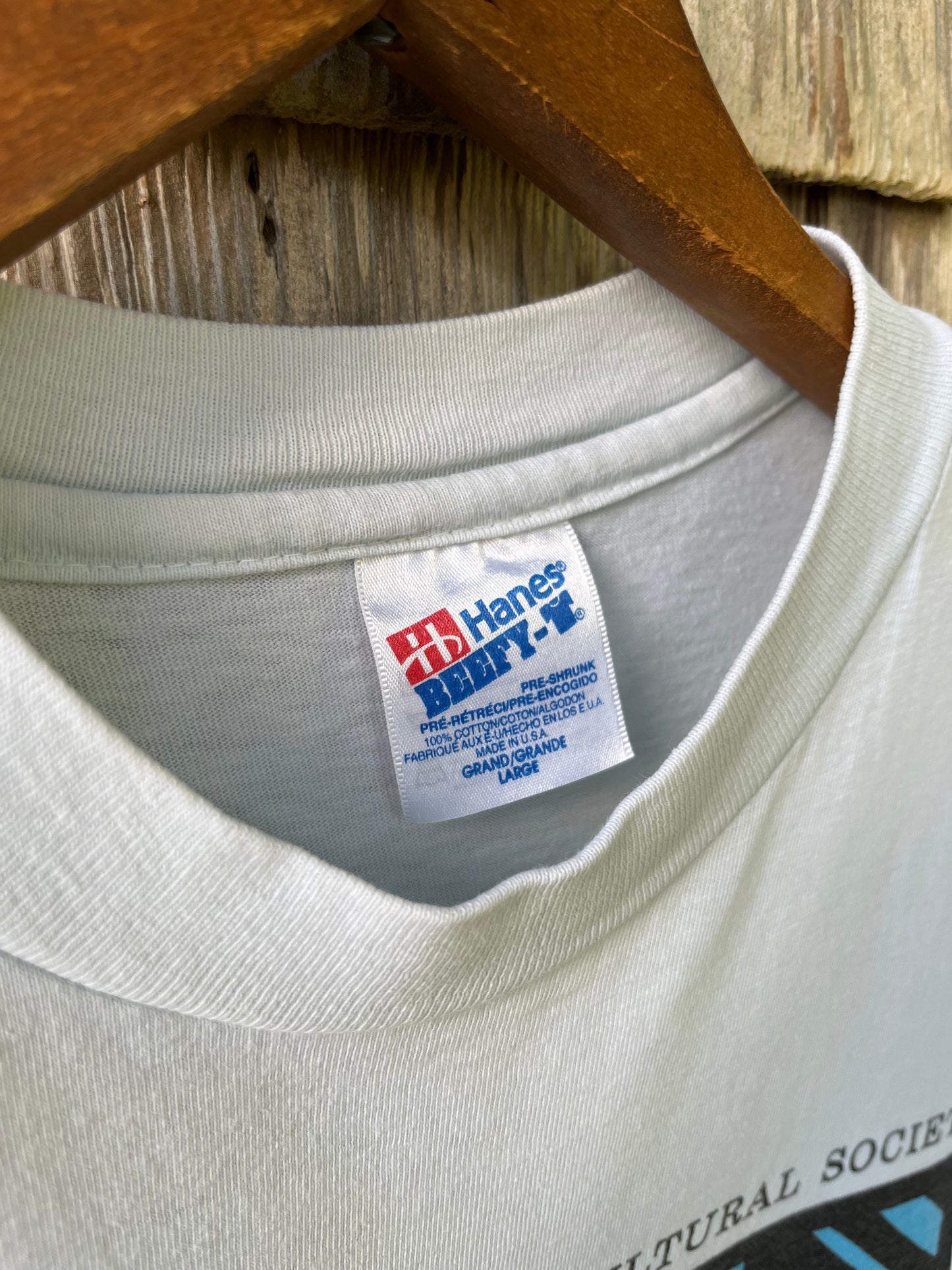 90s Martha’s Vineyard Agricultural Hall Barn Raising T-Shirt (L)