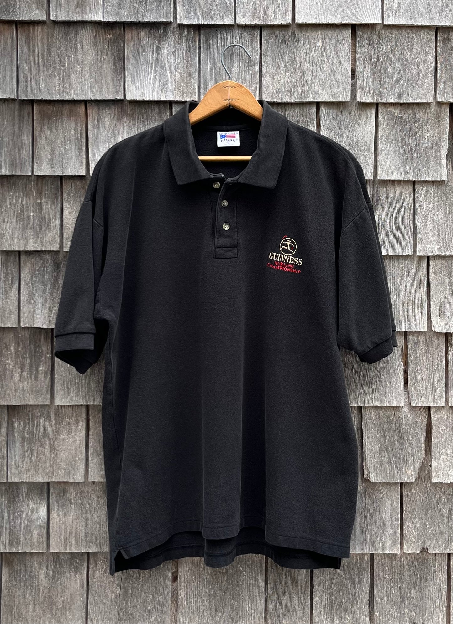 90s Guinness Irish Hurling Championships Polo Shirt (XL)