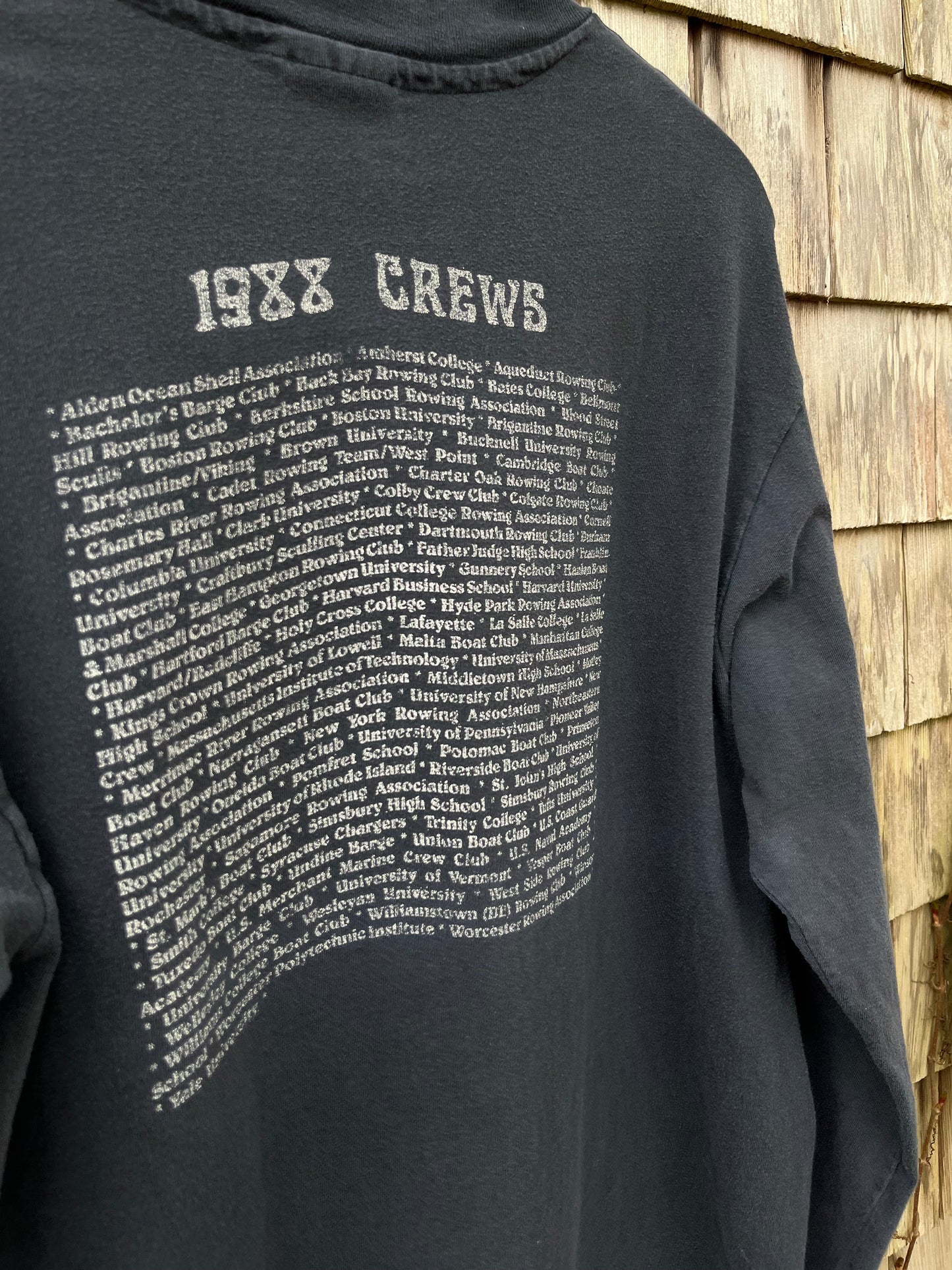 80s Head of the Connecticut Regatta Long Sleeve T-Shirt (L)