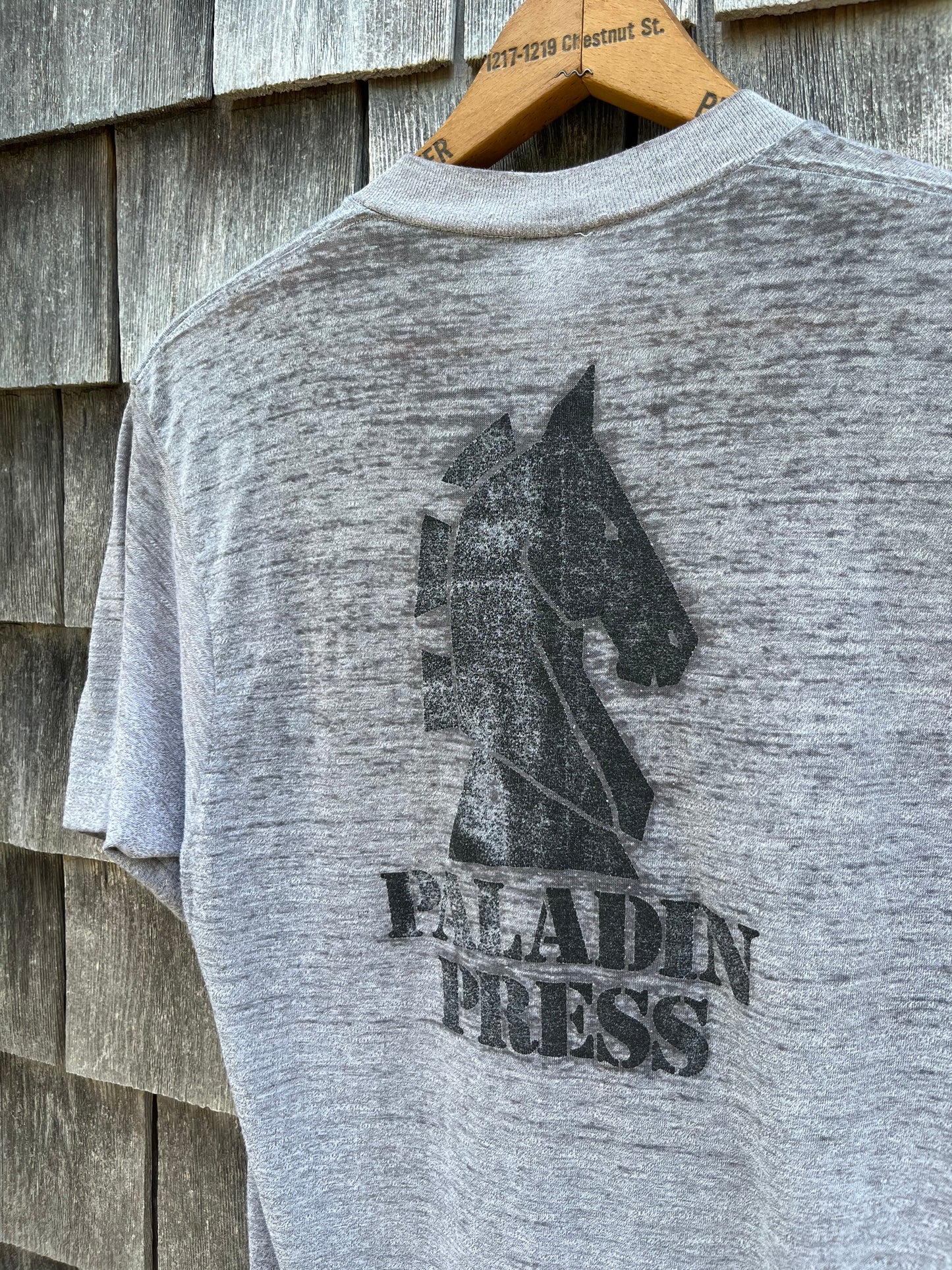 80s Paladin Press Publishing Pocket T-shirt (S)