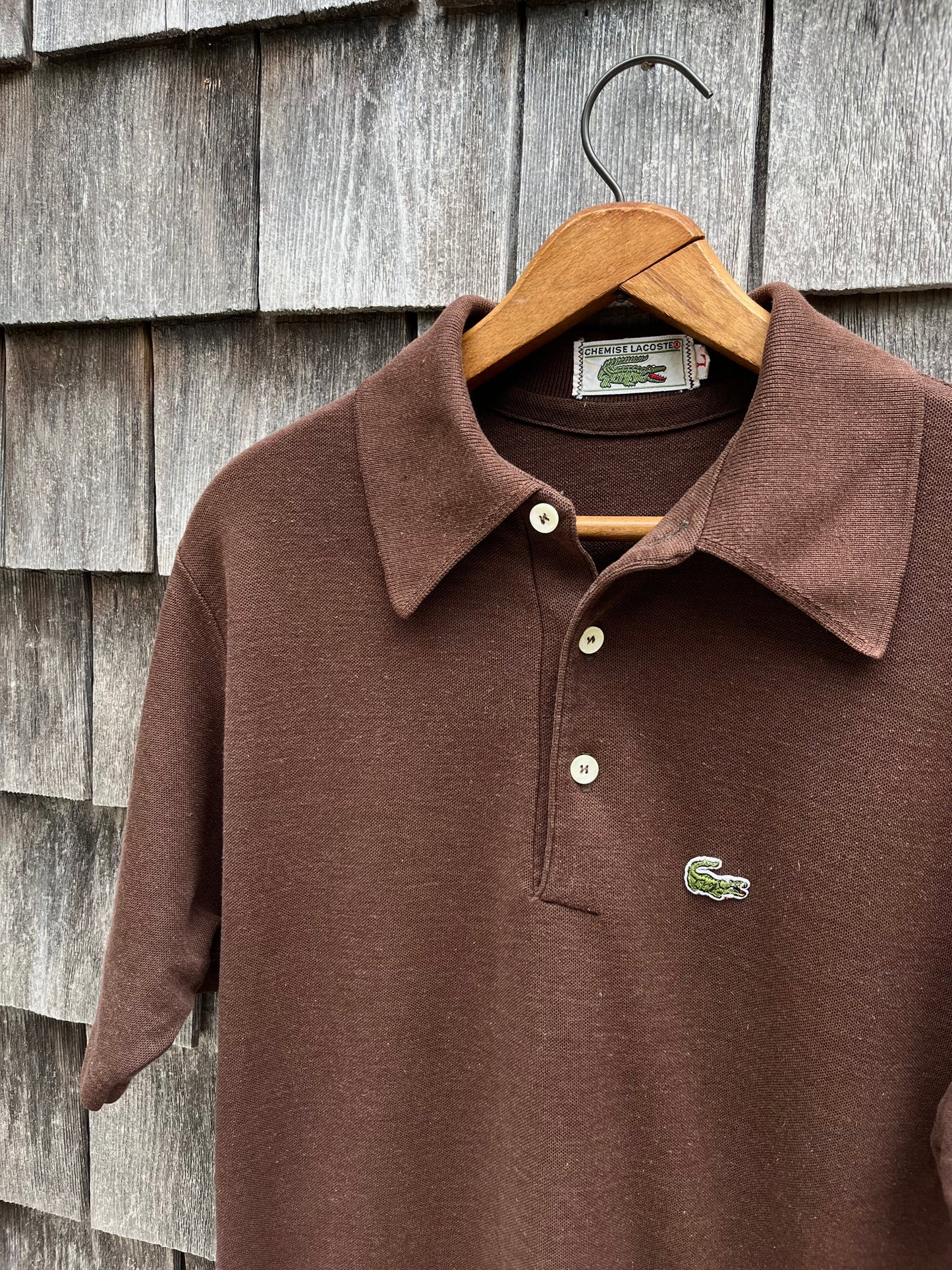 70s Lacoste Chemise Polo Shirt (M)