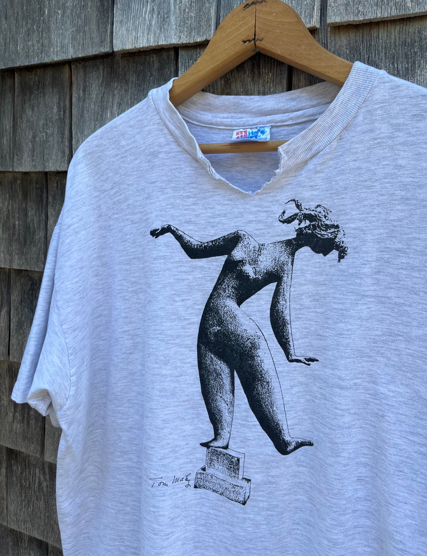 90s The Field Gallery MV Tom Maley Sculpture T-Shirt (XL)