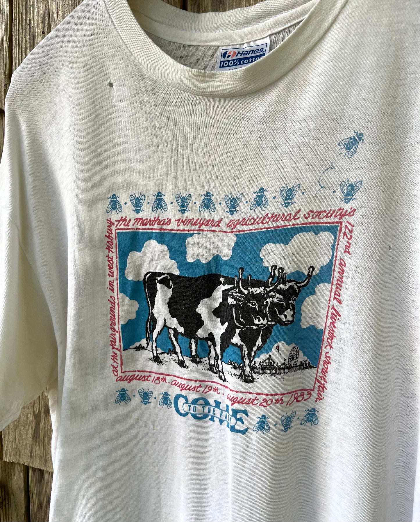 80s Martha’s Vineyard Agricultural Fair T-Shirt (L)