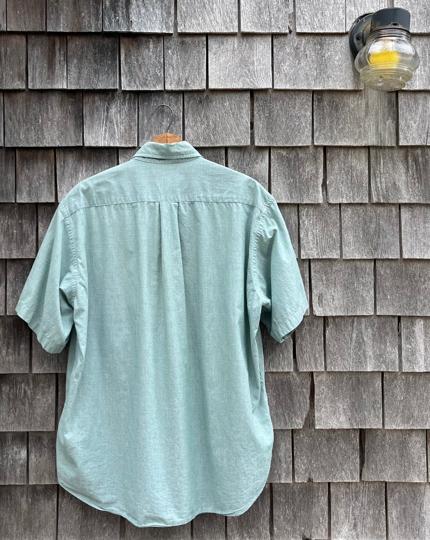 90s Murray’s Toggery Nantucket Short Sleeve End on End Cotton Button Down Shirt (L/XL)