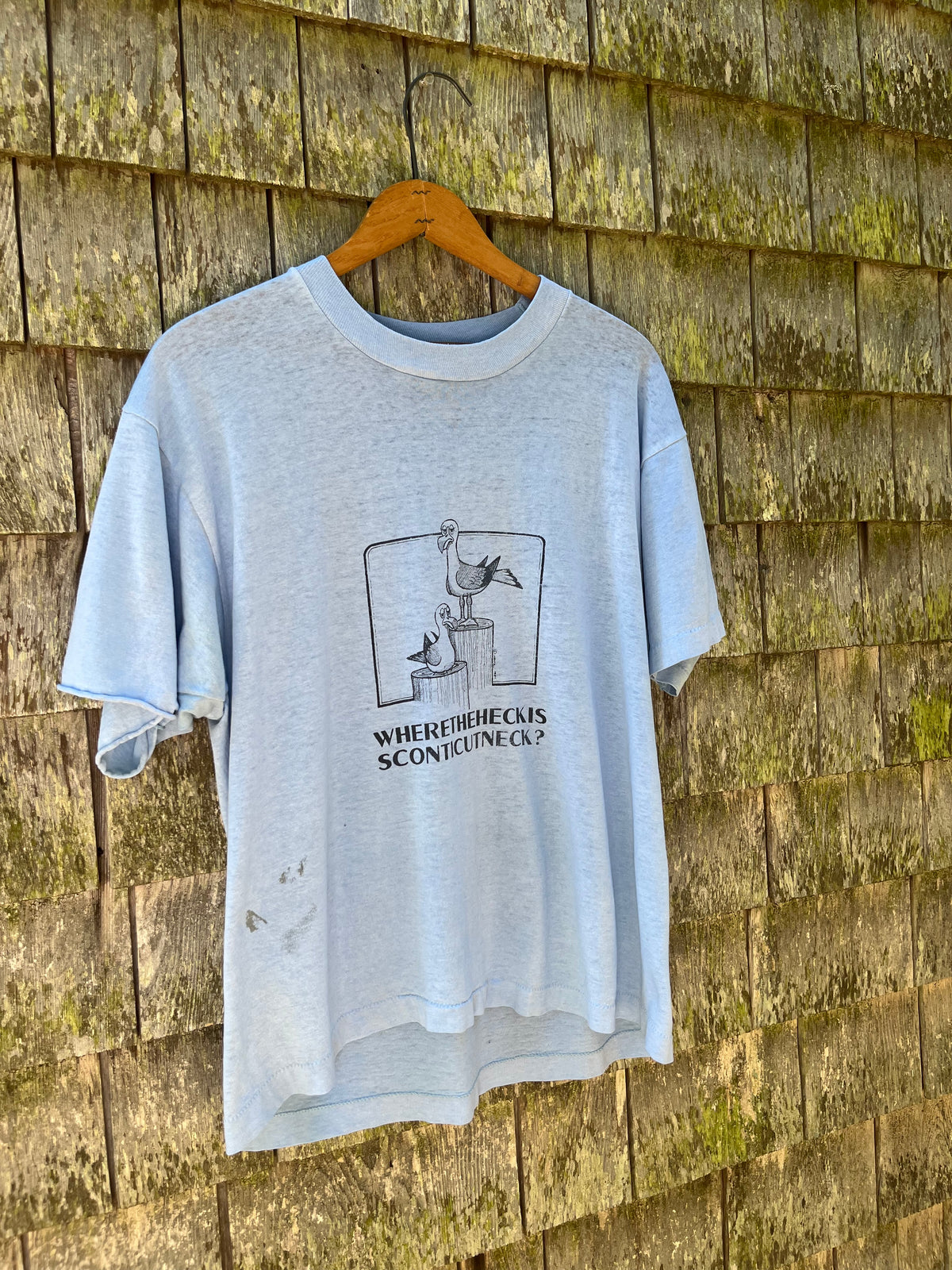 90s ‘Where the Heck is Sconticut Neck’ T-Shirt (M/L)