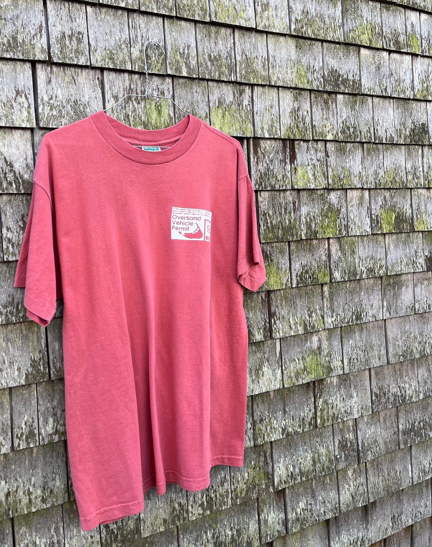 90s Nantucket Over Sand Vehicle Permit T-Shirt (L)