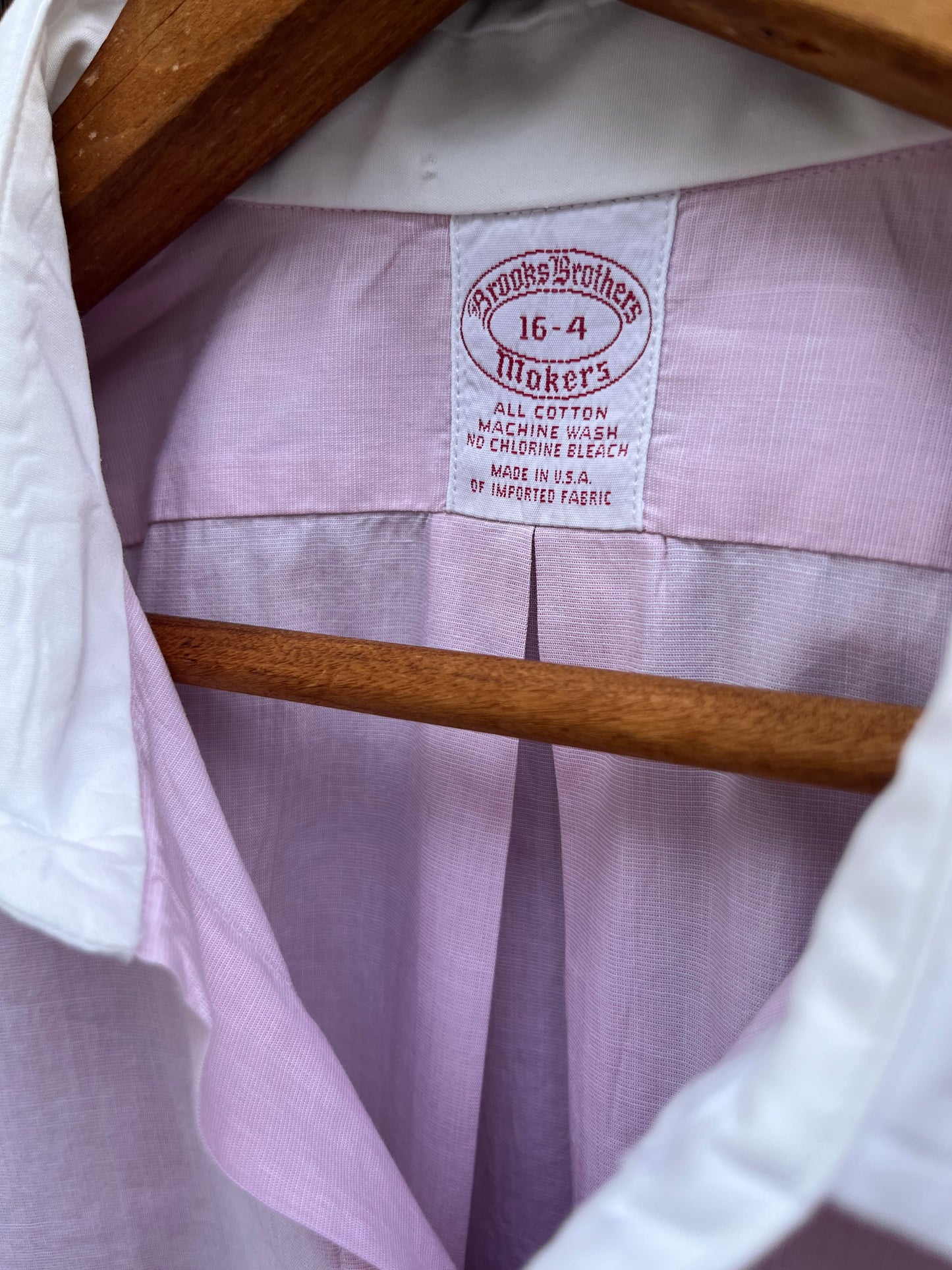 90s Brooks Brothers Makers 6-Button Banker Style Button Front Shirt (16-4)