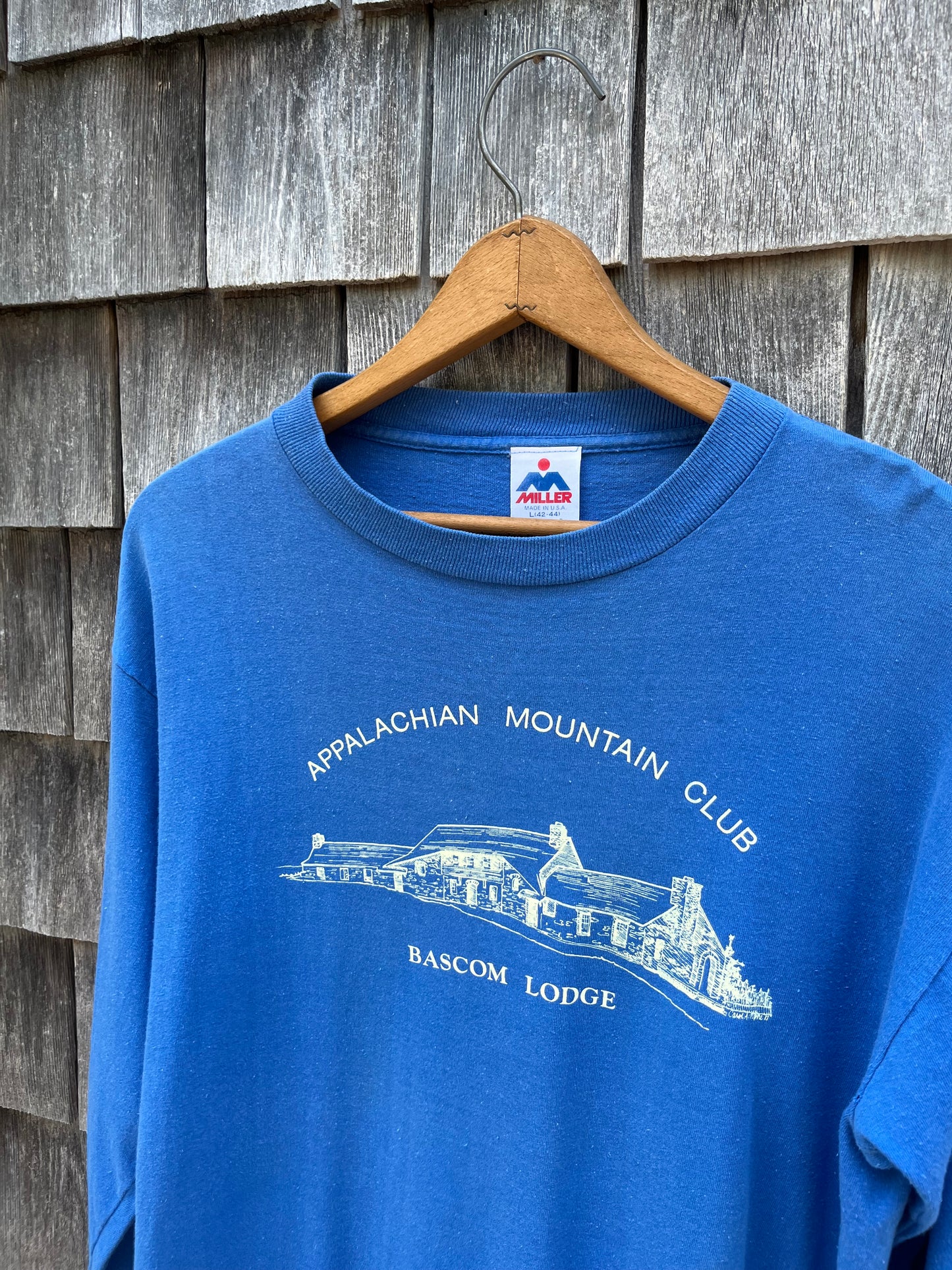 90s Bascom Lodge Adams Massachusetts Long Sleeve T-Shirt (L)