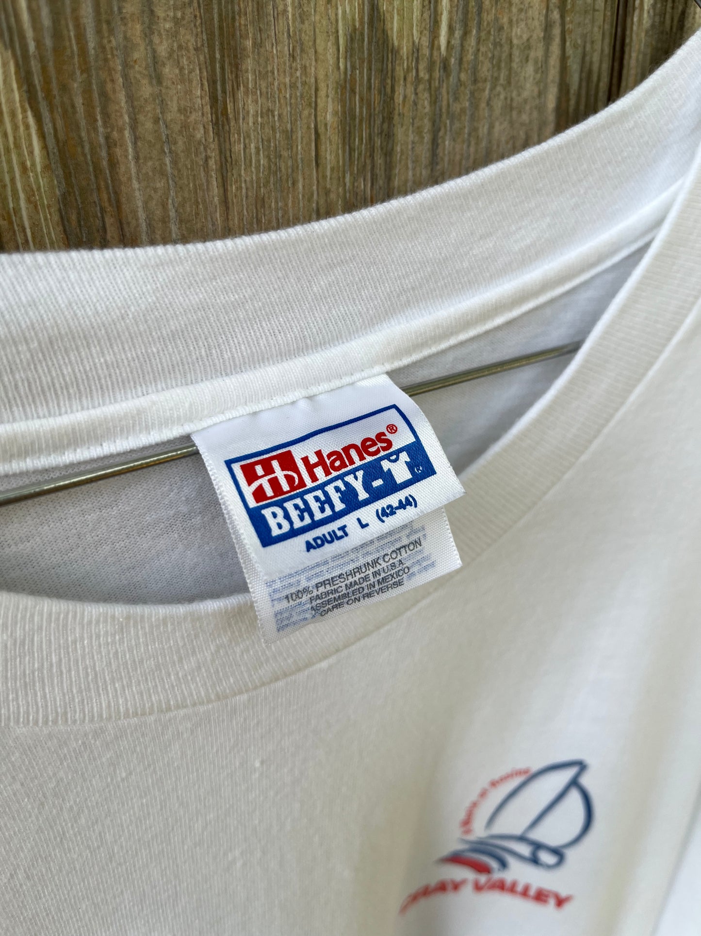 90s Cray Valley 'Around Alone' World Sailing Challenge Long Sleeve T-Shirt (L)