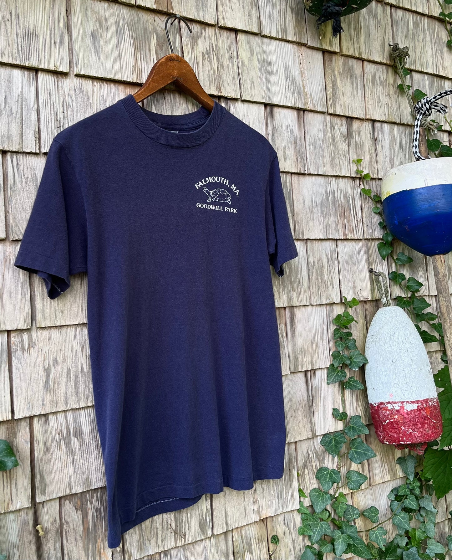 80s Goodwill Park 'Life's Too Short Not to Swim At Goodwill' Falmouth T-Shirt (S/XS)