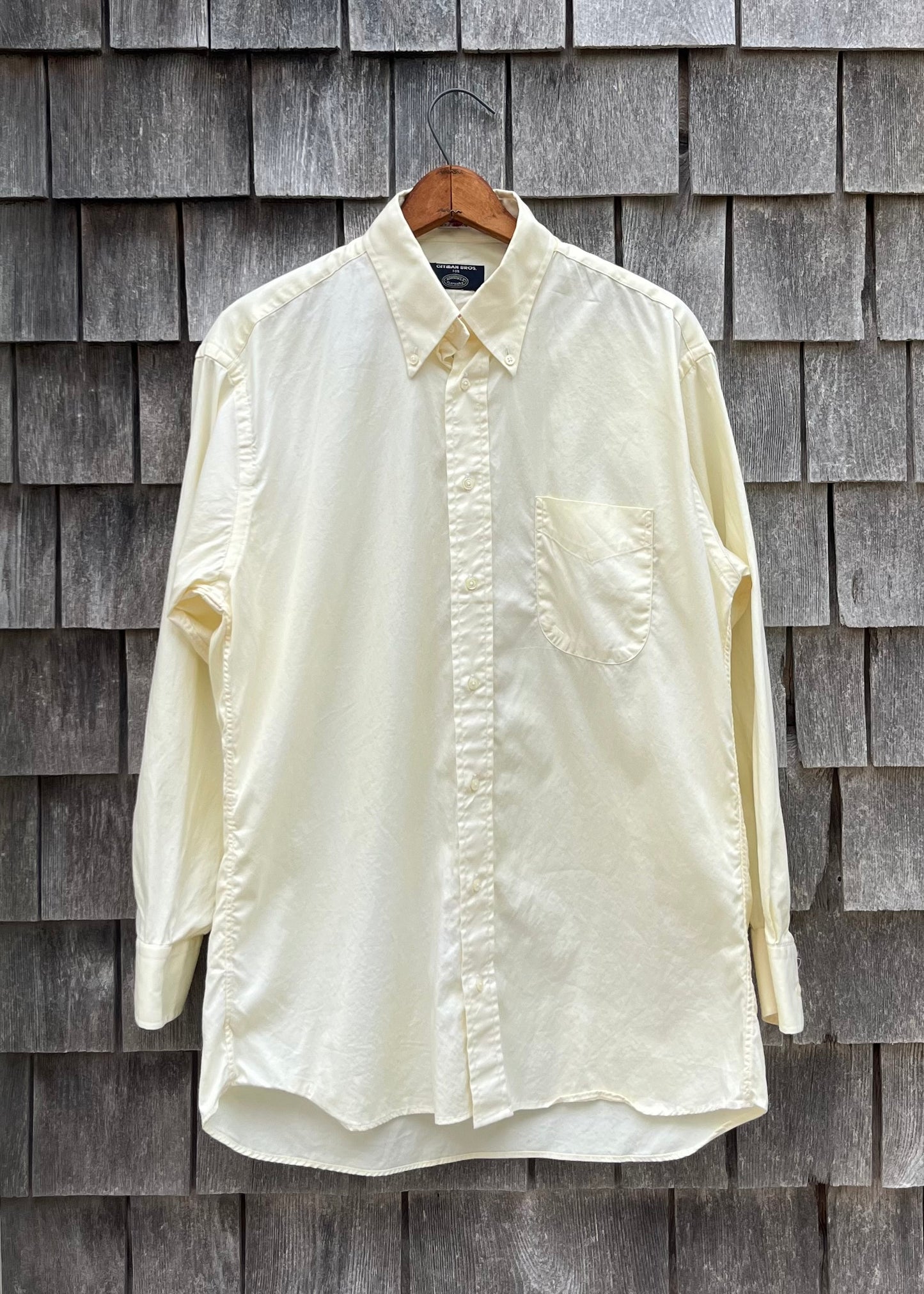 90s Gitman Bros. for Hinsdale Clothiers Pinpoint Oxford Cloth Button Down Shirt (15.5-2)