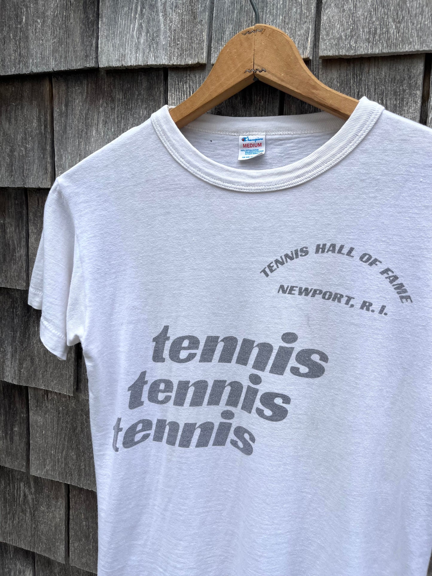 80s Champion Tennis Hall of Fame Newport RI T-Shirt (S)