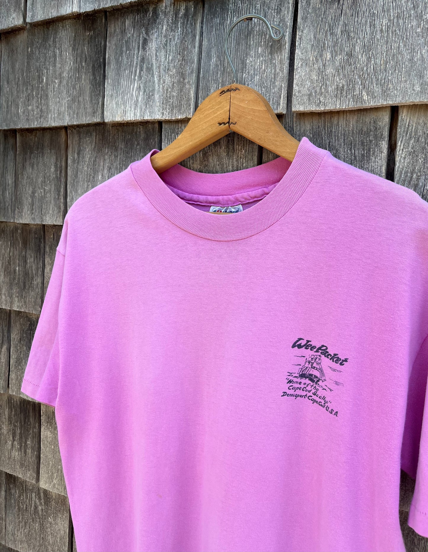 90s Wee Packet Restaurant 'Home of the Cape Cod Scallop' Dennisport T-Shirt (M)
