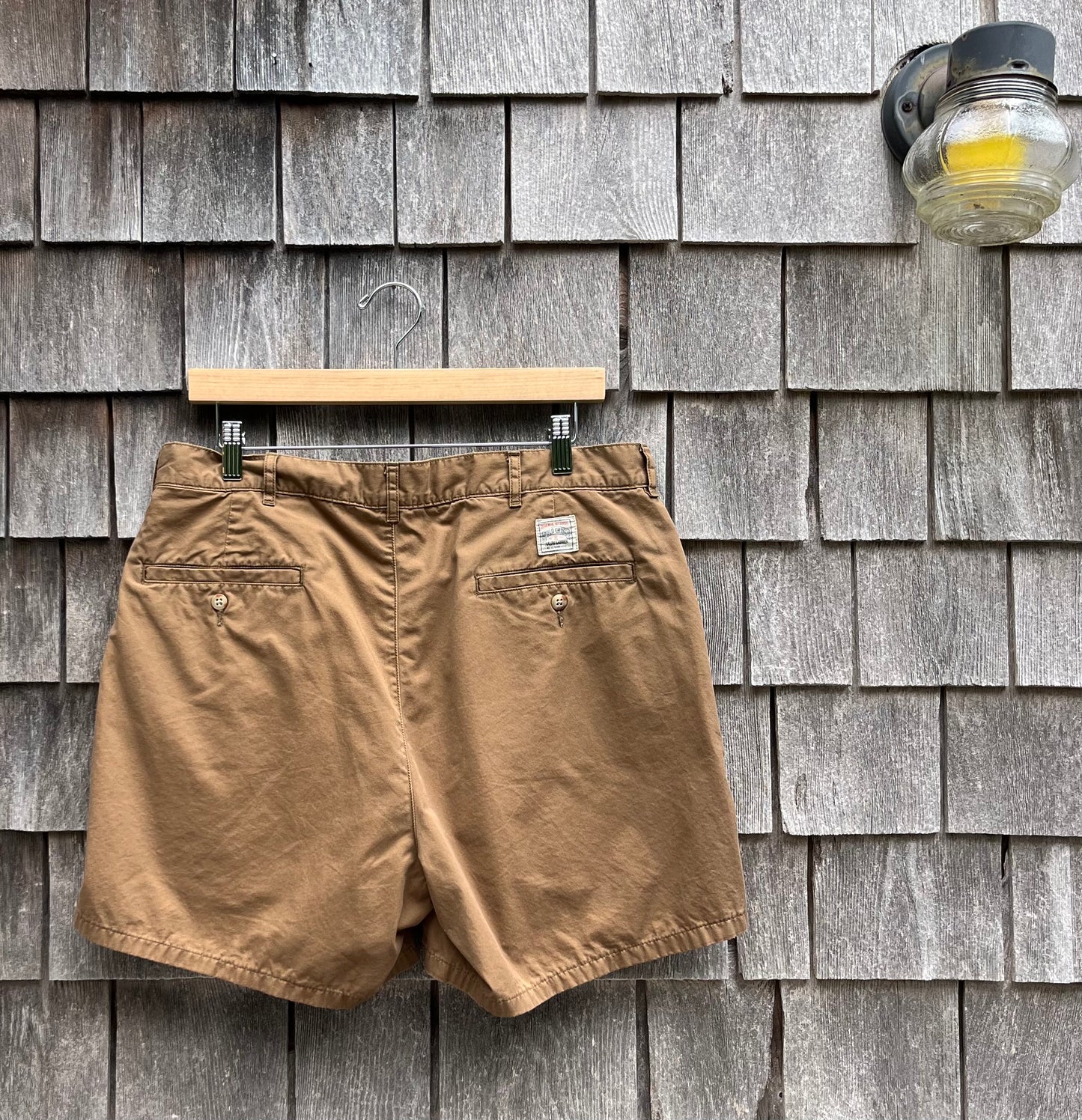 90s Polo Ralph Lauren Pleated Front Cotton Shorts (34/5”)