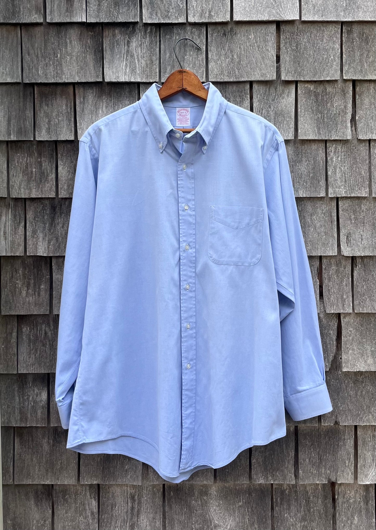 ~80s Brooks Brothers Pinpoint Oxford Cloth Button Down Shirt (16.5-3)