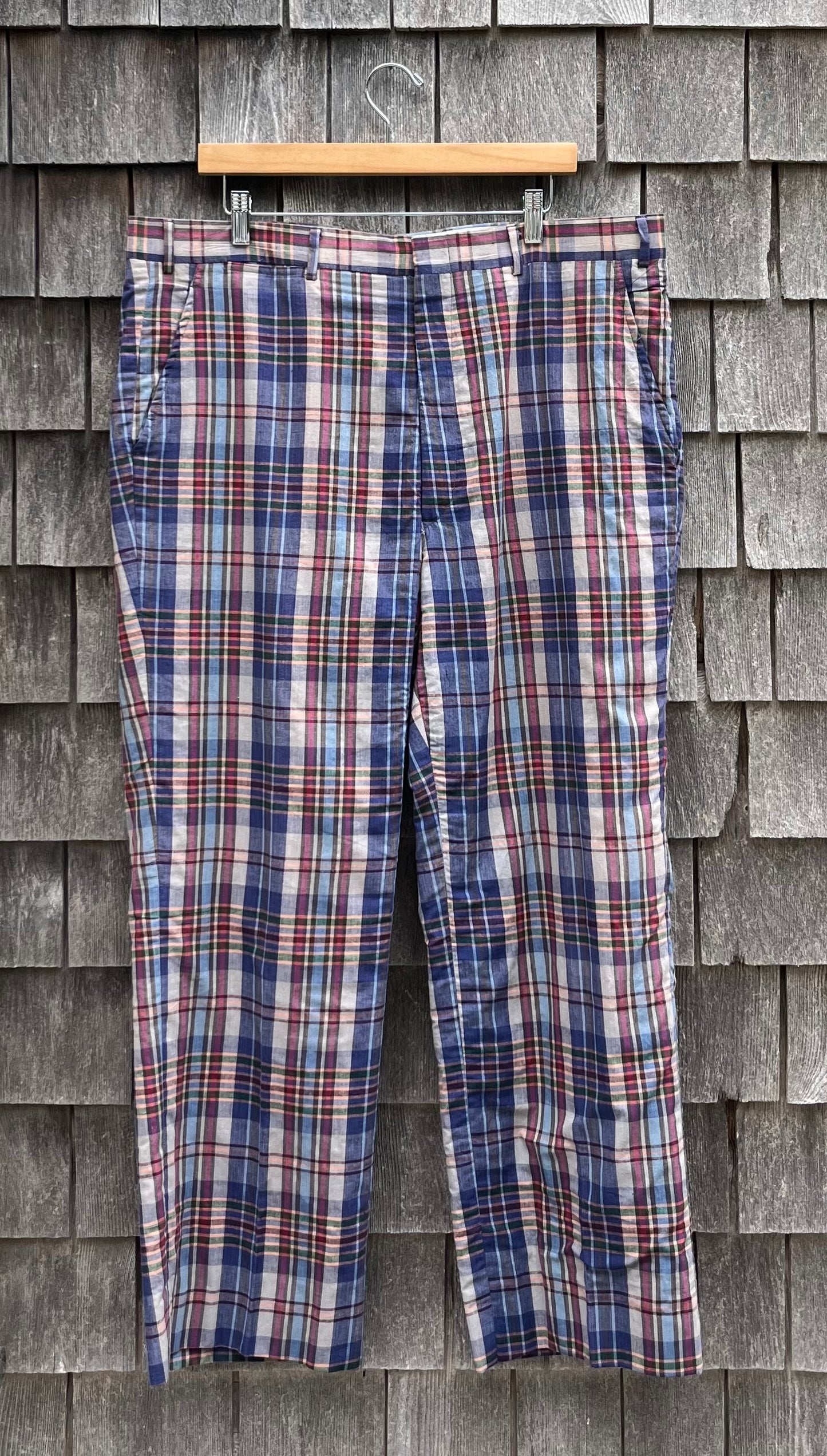 80s Brooks Brothers Madras Plaid Pants (38/29")