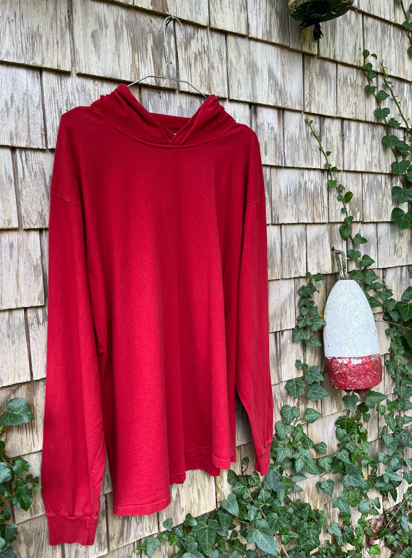 90s GAP Hooded Long Sleeve T-Shirt (L)