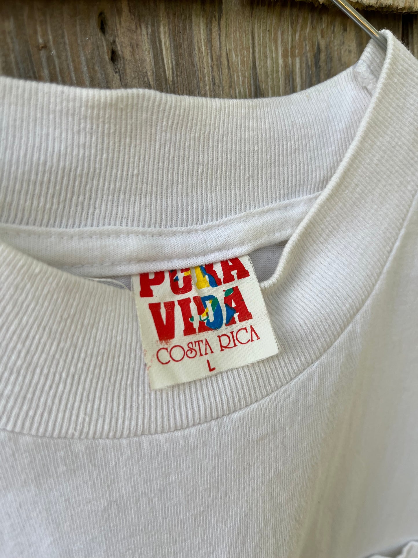 90s Archie Field's Rio Colorado Fishing Lodge Costa Rica Pocket T-Shirt (L)