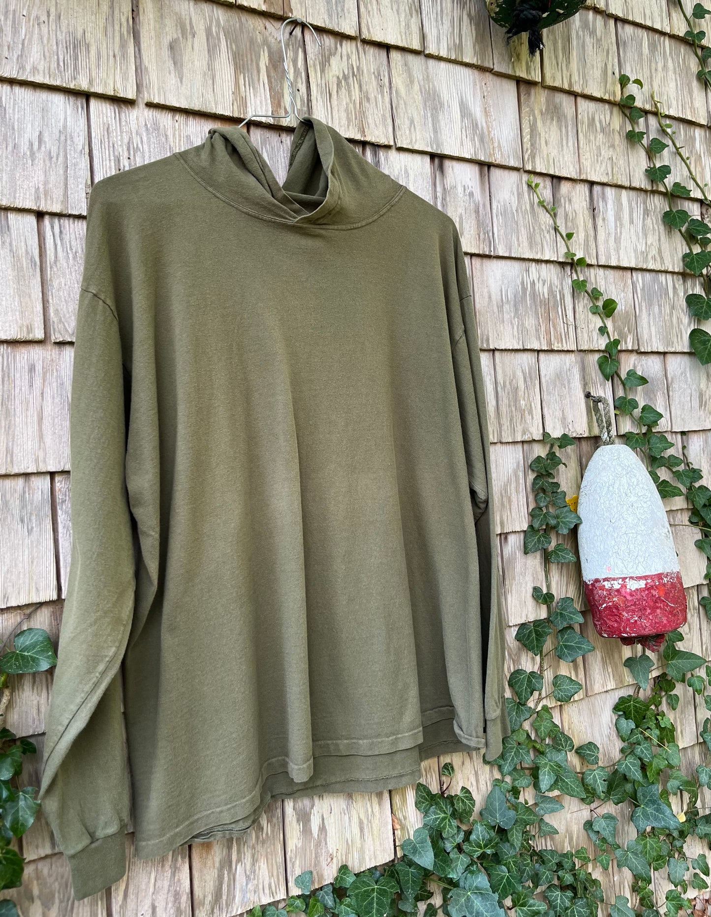 90s GAP Hooded Long Sleeve T-Shirt (L)