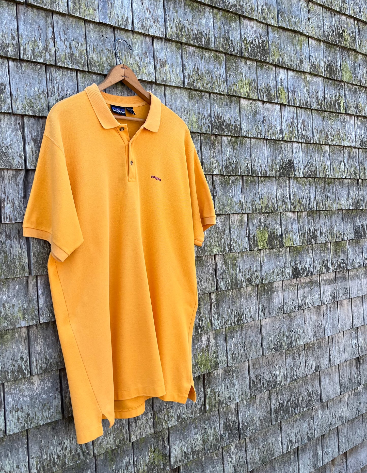 90s Patagonia Cotton Piqué Polo Shirt (XL)