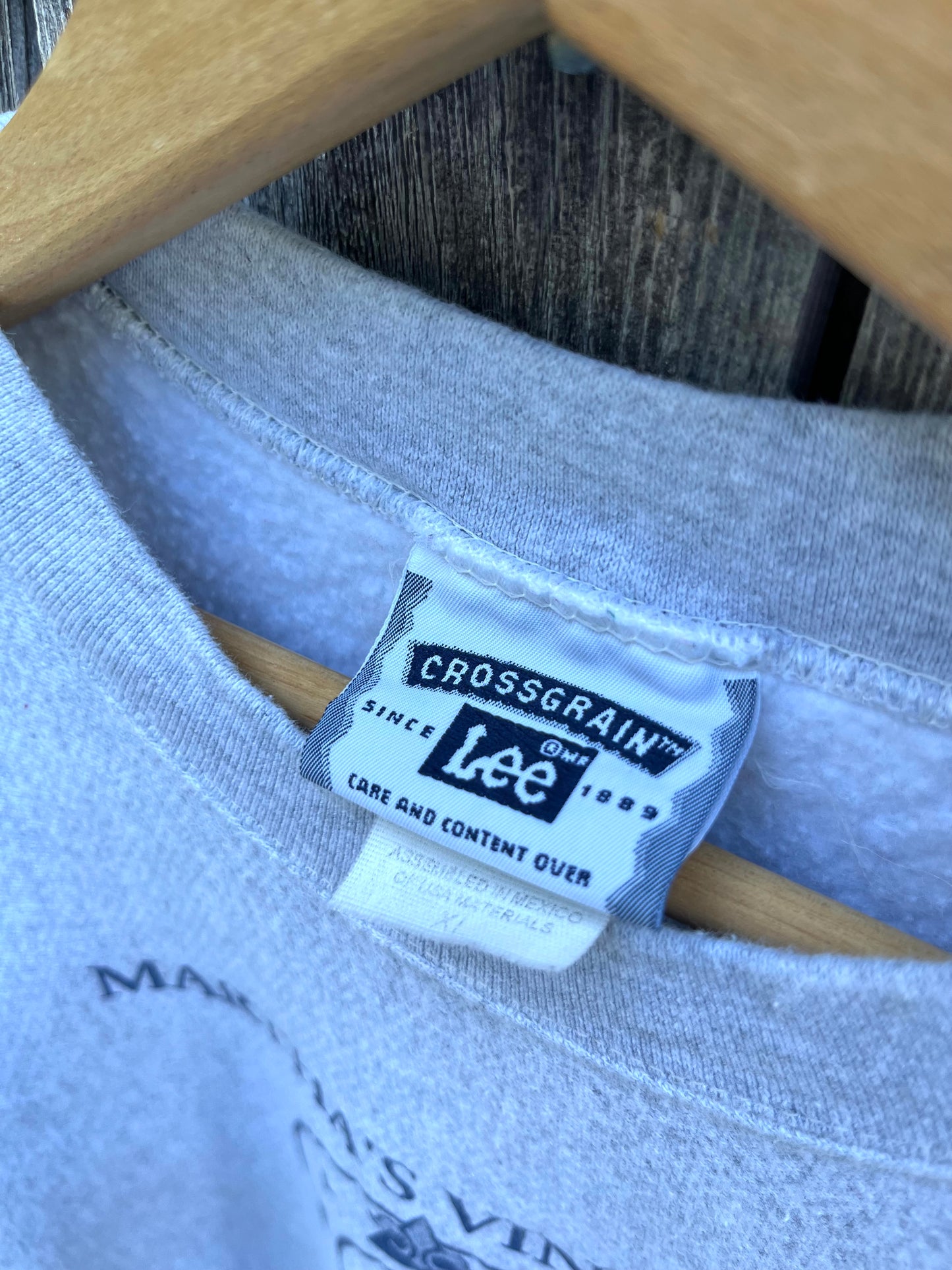 90s Martha’s Vineyard Shipyard Reverse Weave Sweatshirt (XL/XXL)