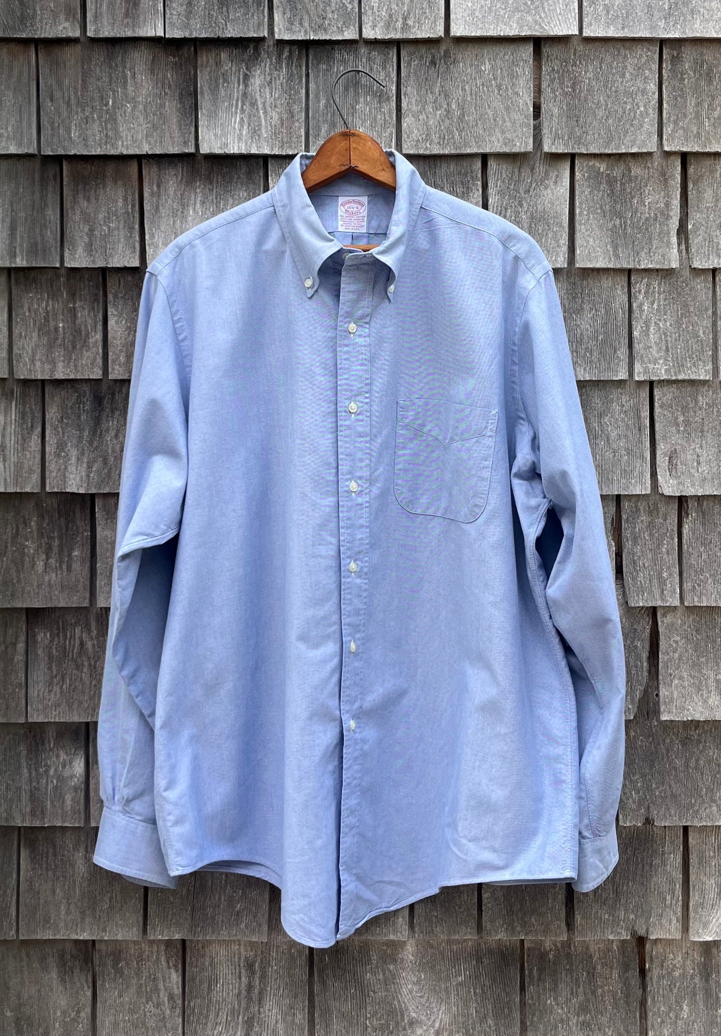 90s Brooks Brothers Makers Oxford Cloth Button Down Shirt (16.5-6)