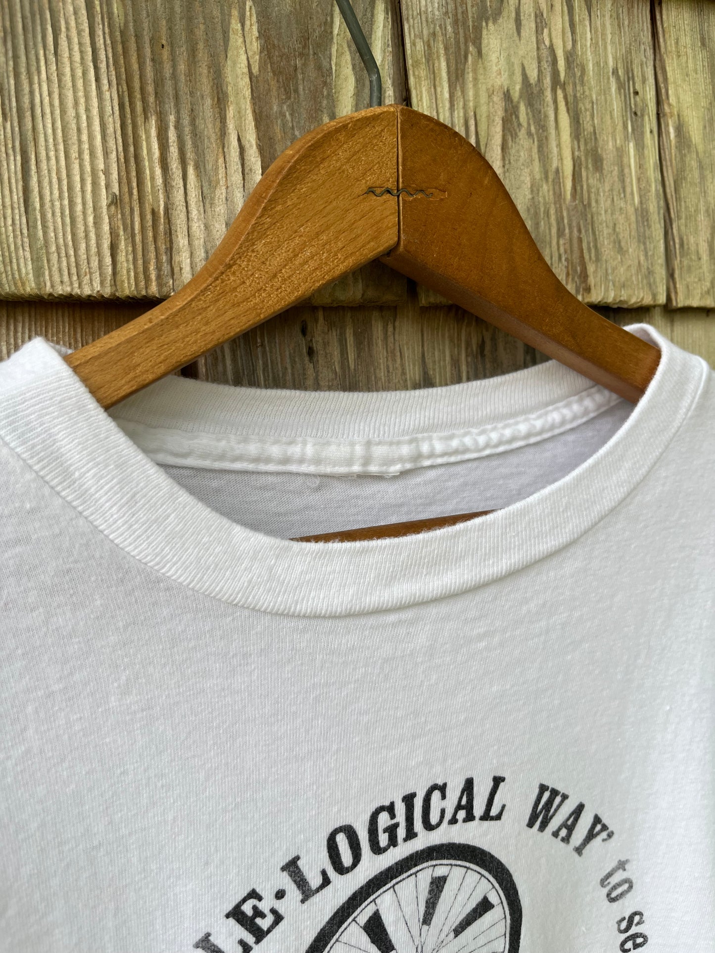 90s Young’s Bicycle Shop 'The Cycle-Logical Way to See' Nantucket T-Shirt (L)