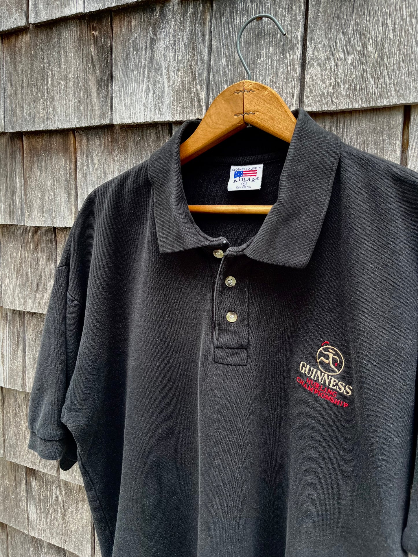 90s Guinness Irish Hurling Championships Polo Shirt (XL)