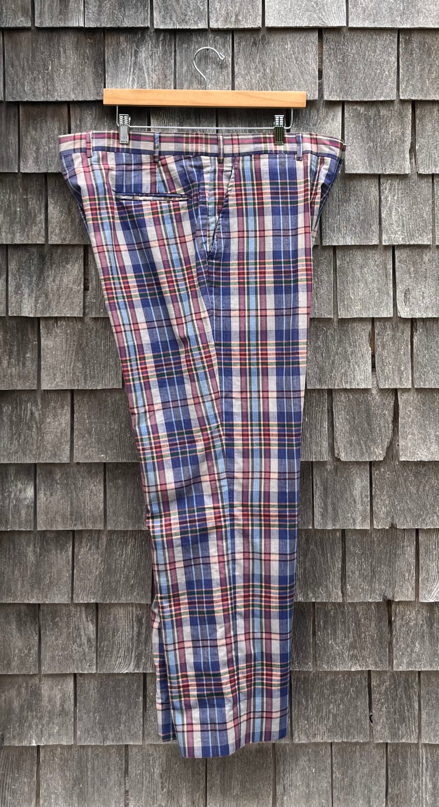 80s Brooks Brothers Madras Plaid Pants (38/29")