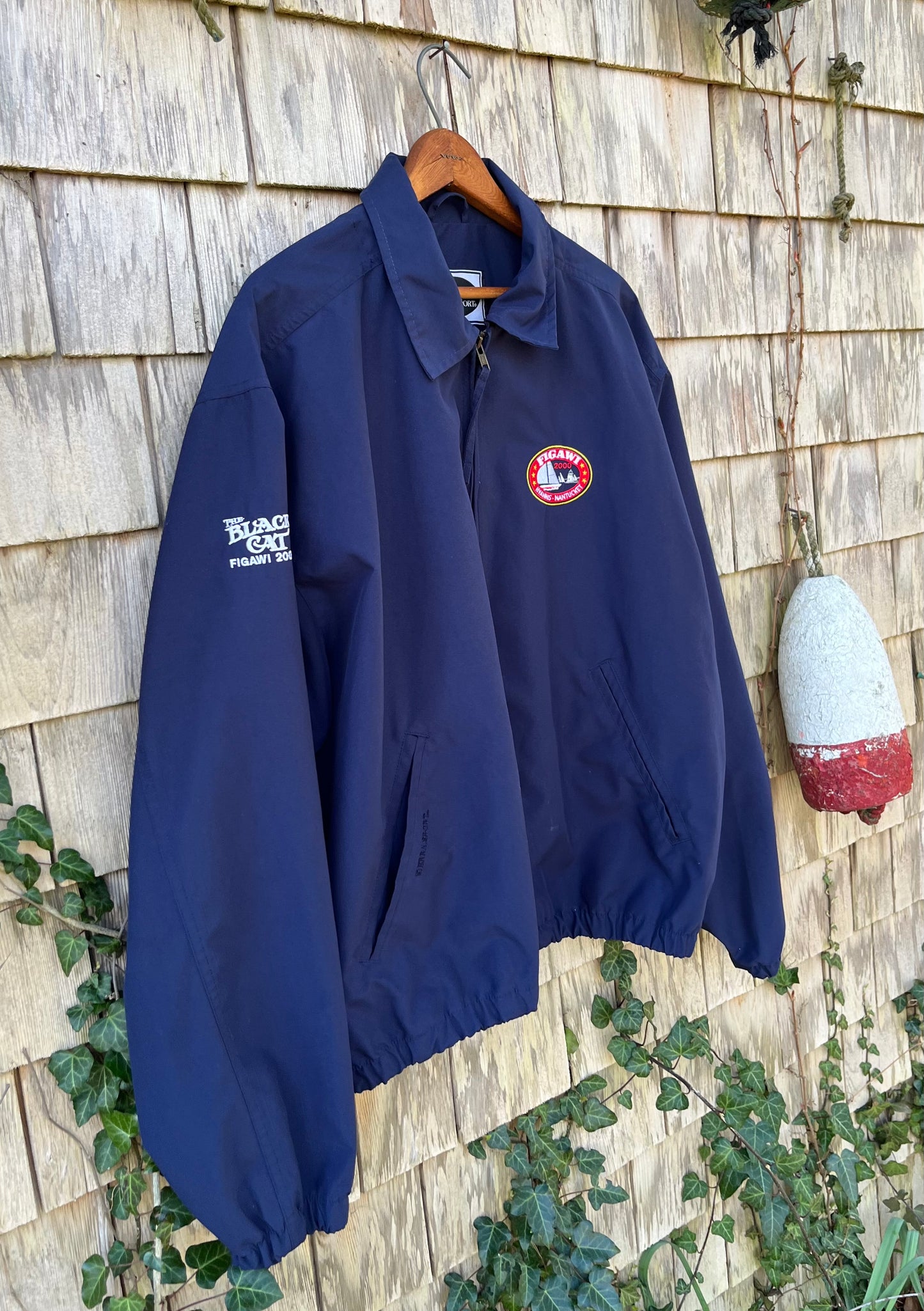 00s Hyannis to Nantucket Figawi Zip Front Lightweight Jacket (XL)