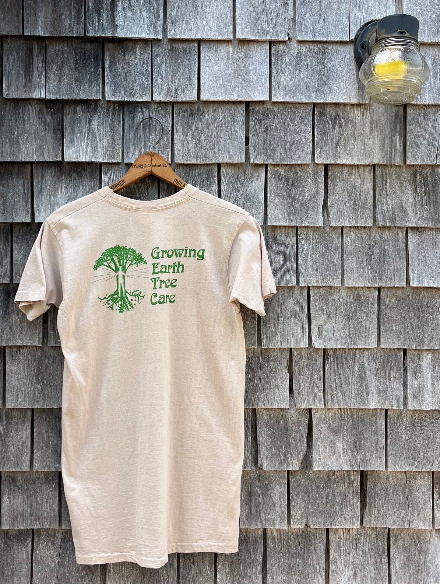 70s Growing Earth Tree Care Pocket T-Shirt (S)