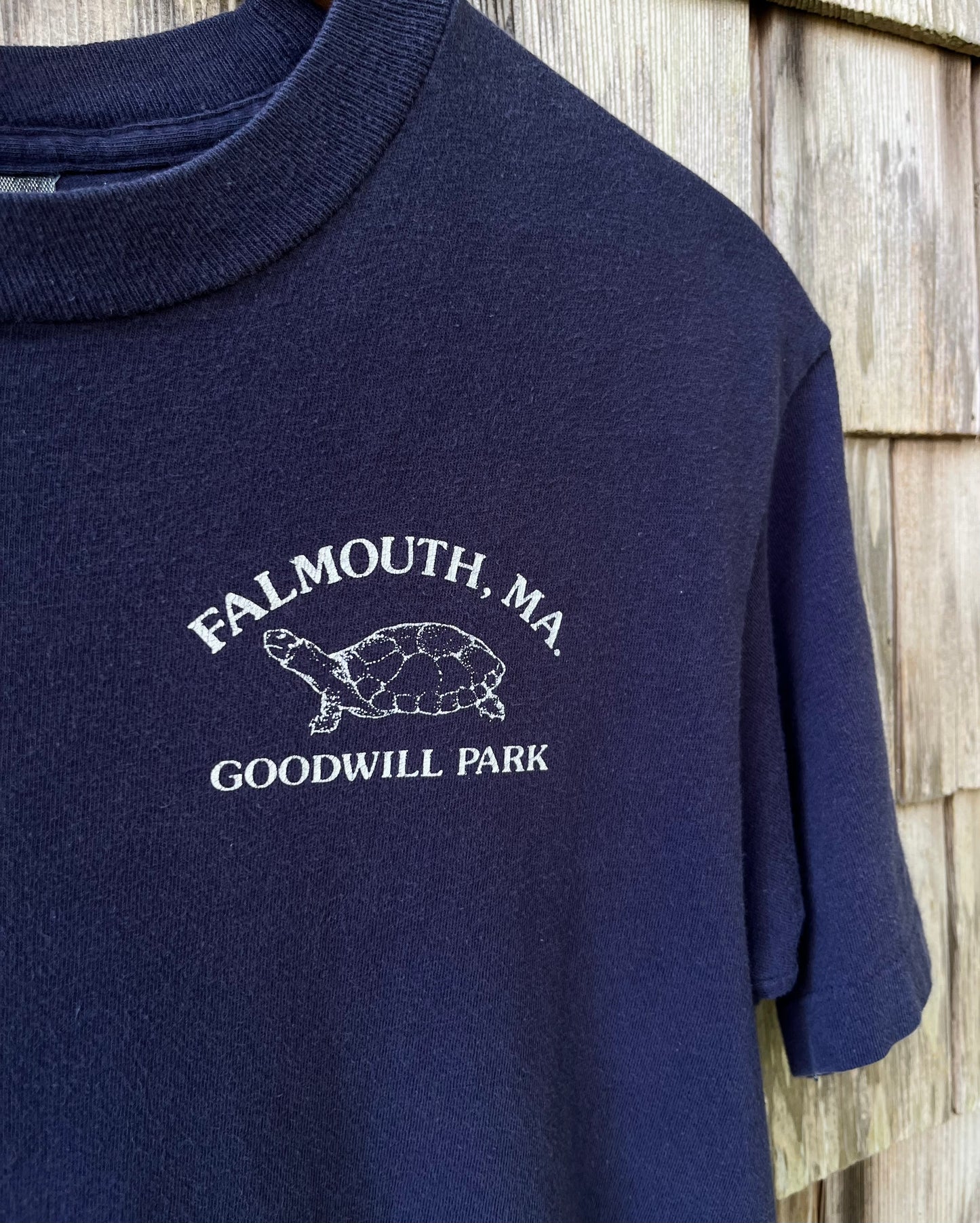 80s Goodwill Park 'Life's Too Short Not to Swim At Goodwill' Falmouth T-Shirt (S/XS)