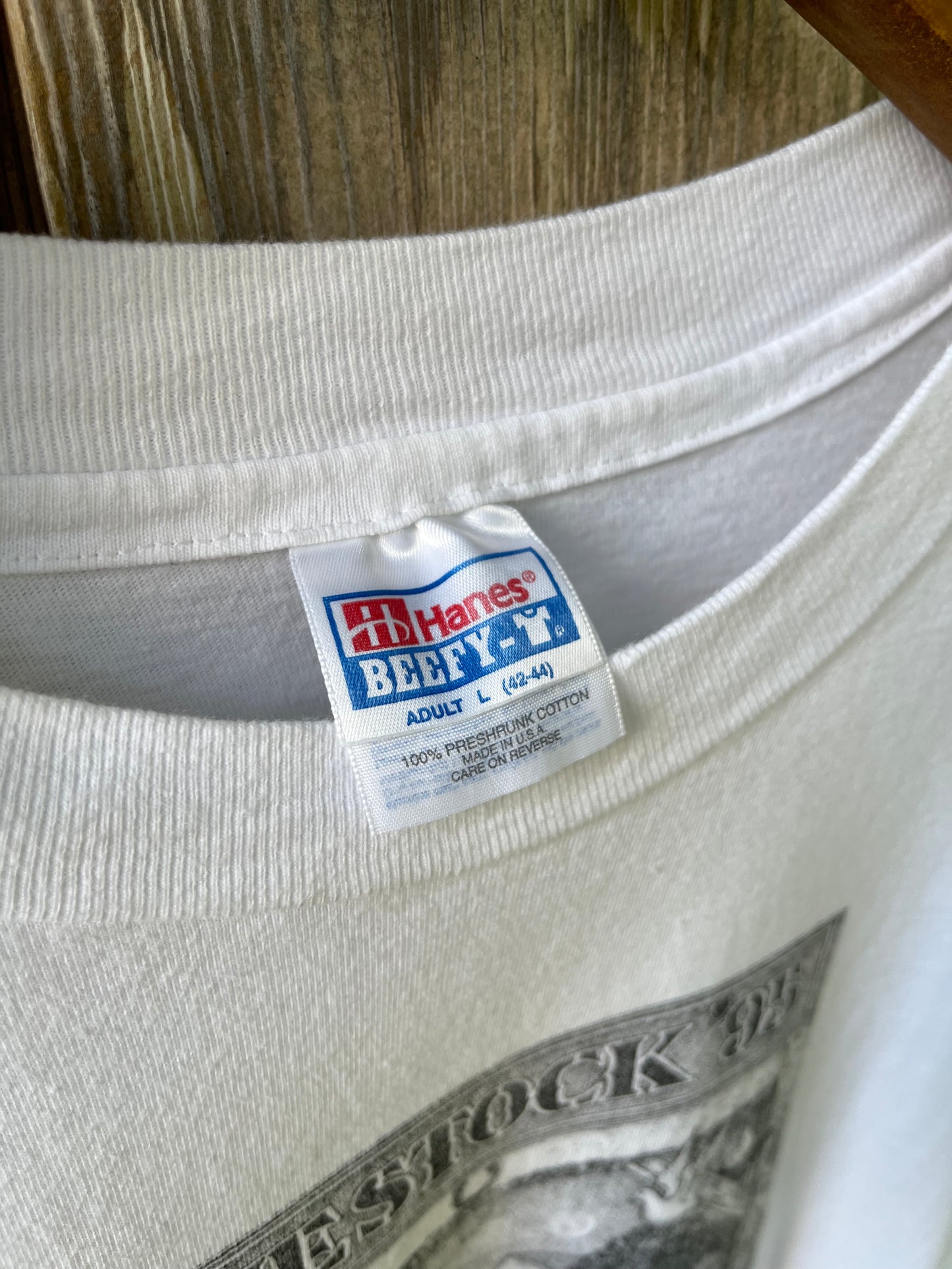 90s Martha’s Vineyard Agricultural Society Farmstock Benefit Concert James Taylor & Carly Simon T-Shirt (L)